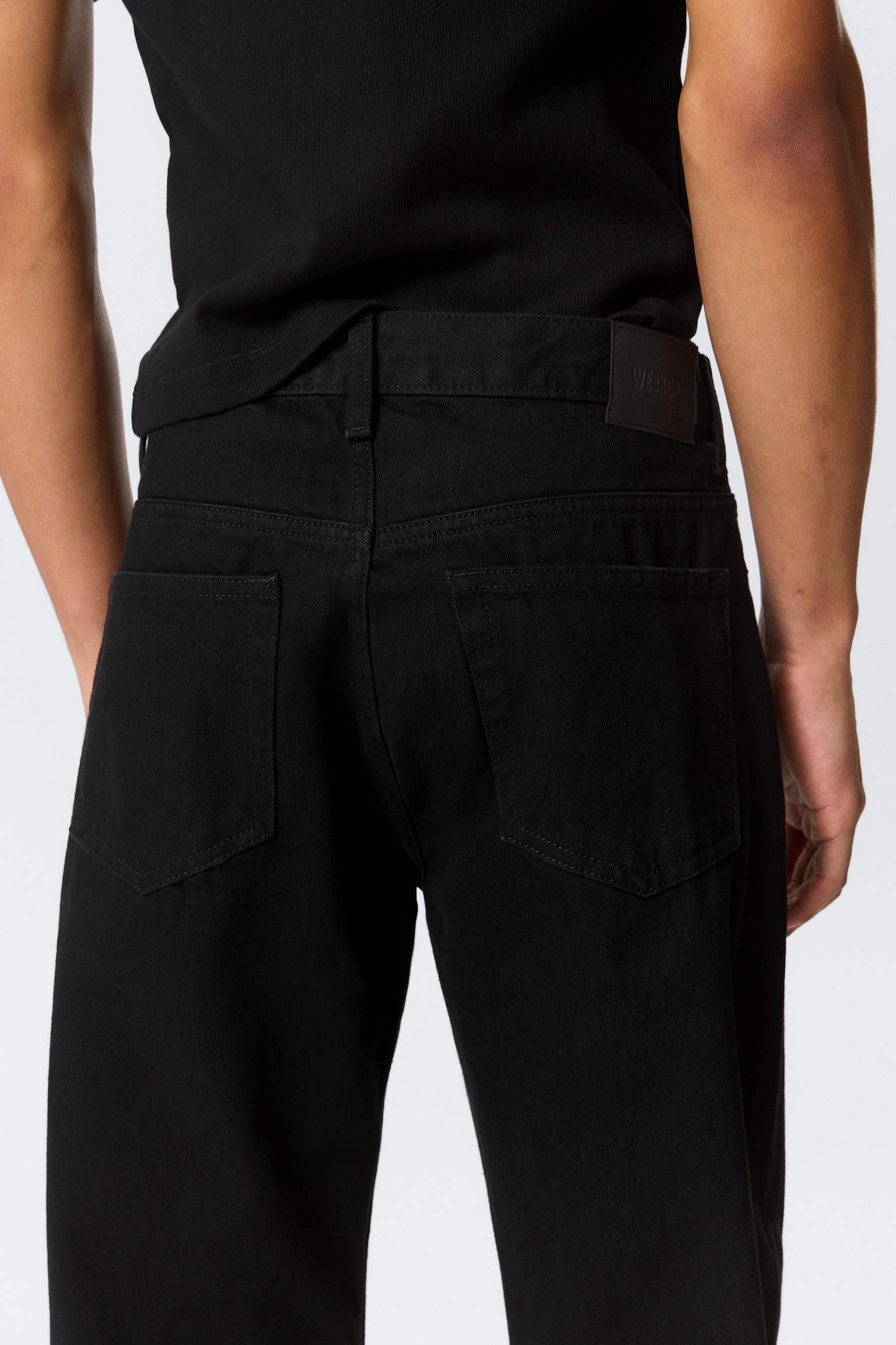 Meteor Low Waist Relaxed Straight Leg Jeans - Black Rinse - Svart/Kimberley Blue - Mellanblå/Board Blue - Mellanblå/Dusky Black - Svart - 3