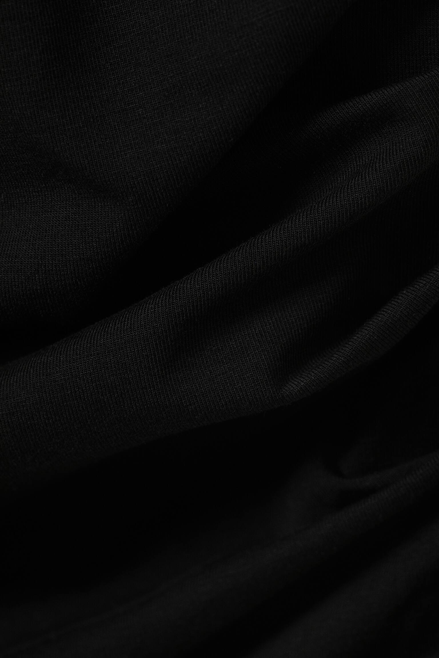 Πλισέ αμάνικο τοπ - Μαύρο/Λευκό - 4