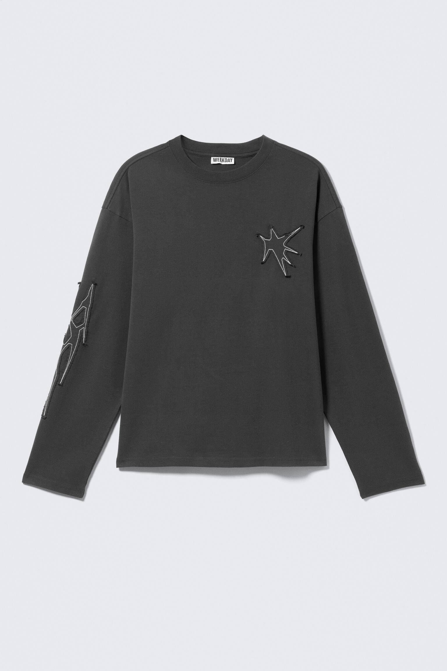T-shirt Great boxy a maniche lunghe con grafica - Dark Grey - Tristar/Grigio scuro - Air Flame/Bianco - Skeleton Angel/Black - Midnight Nightmare/Bianco - Angry Panthers - 2