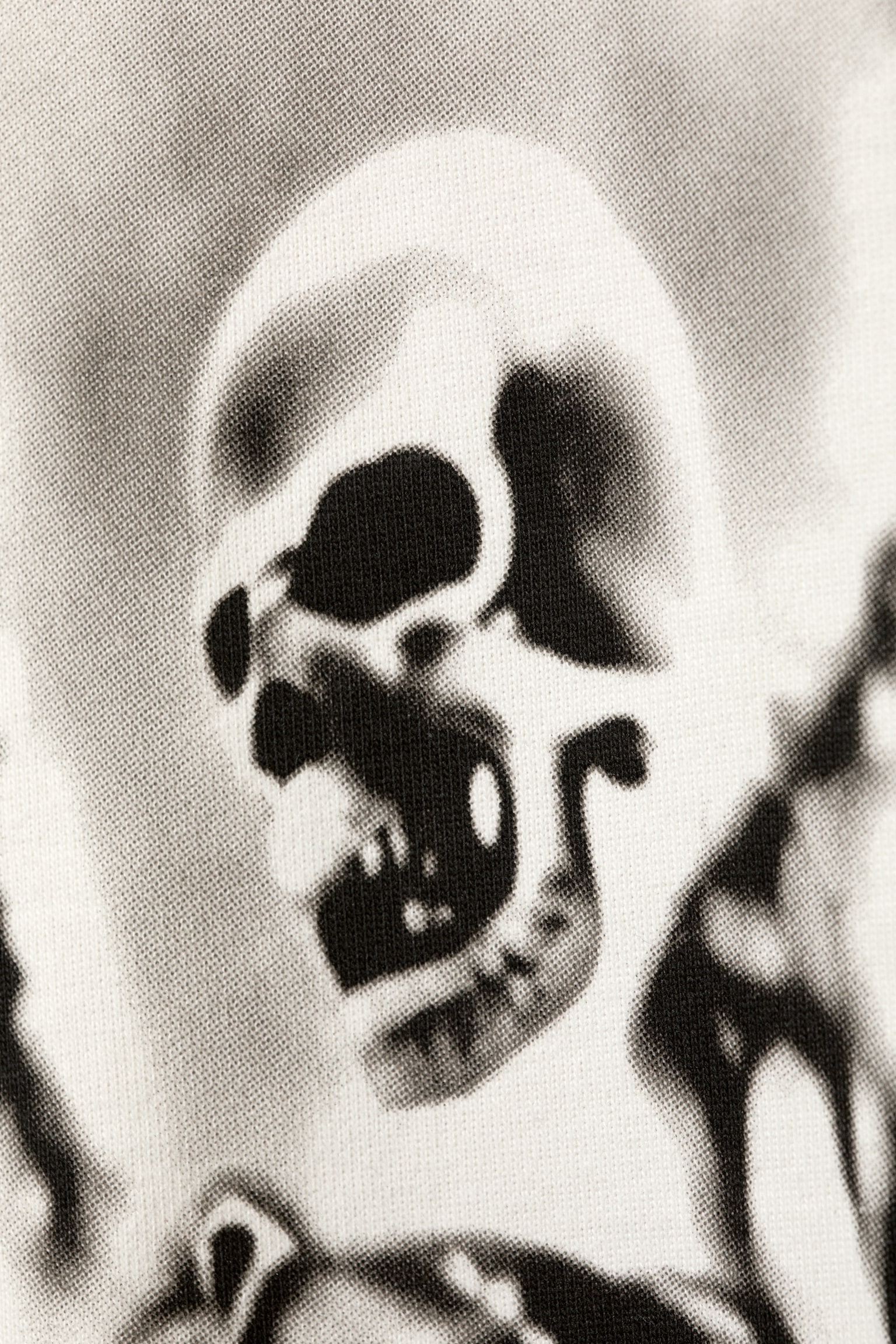 Långärmad Grafisk T-shirt - Vit - Skeleton Angel/Mörkgrå - Tristar/Vit - Angry Panthers/Svart - Midnight Nightmare - 5