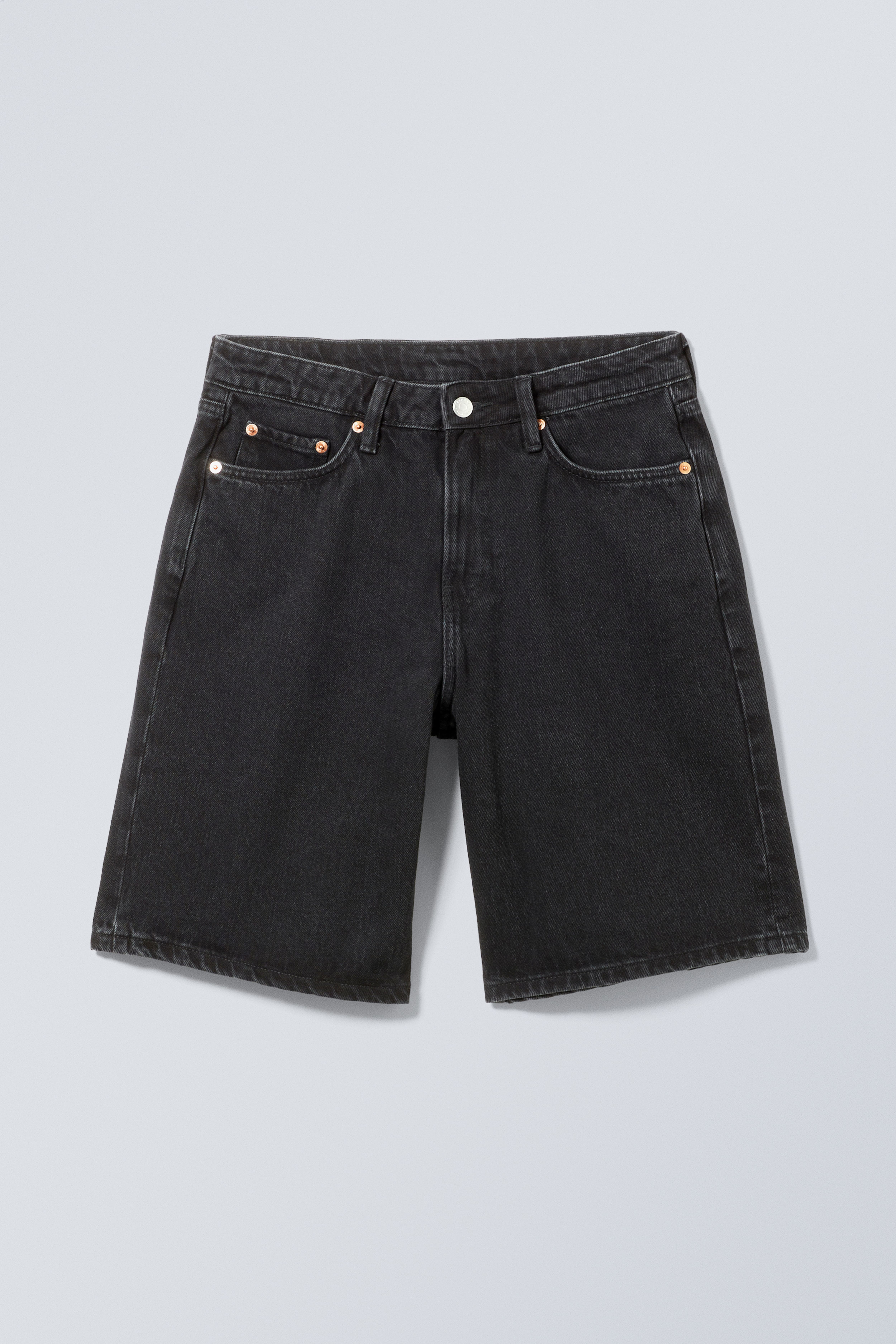 Short en denim Monterey - Noir affiné