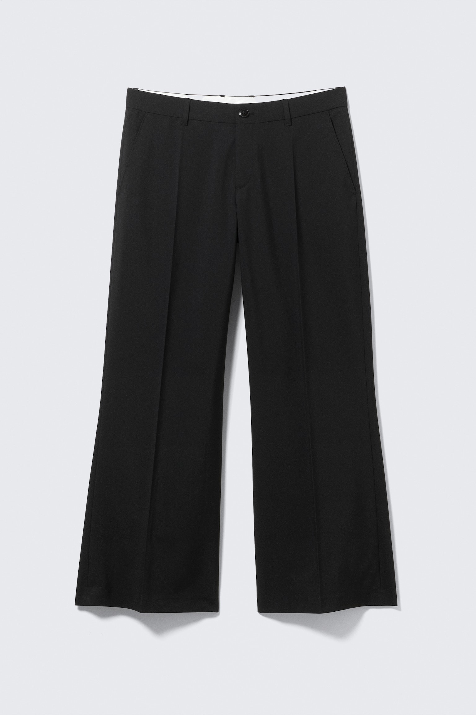 Spodnie garniturowe Moe Relaxed Low Rise Bootcut Leg - Czarny - 1