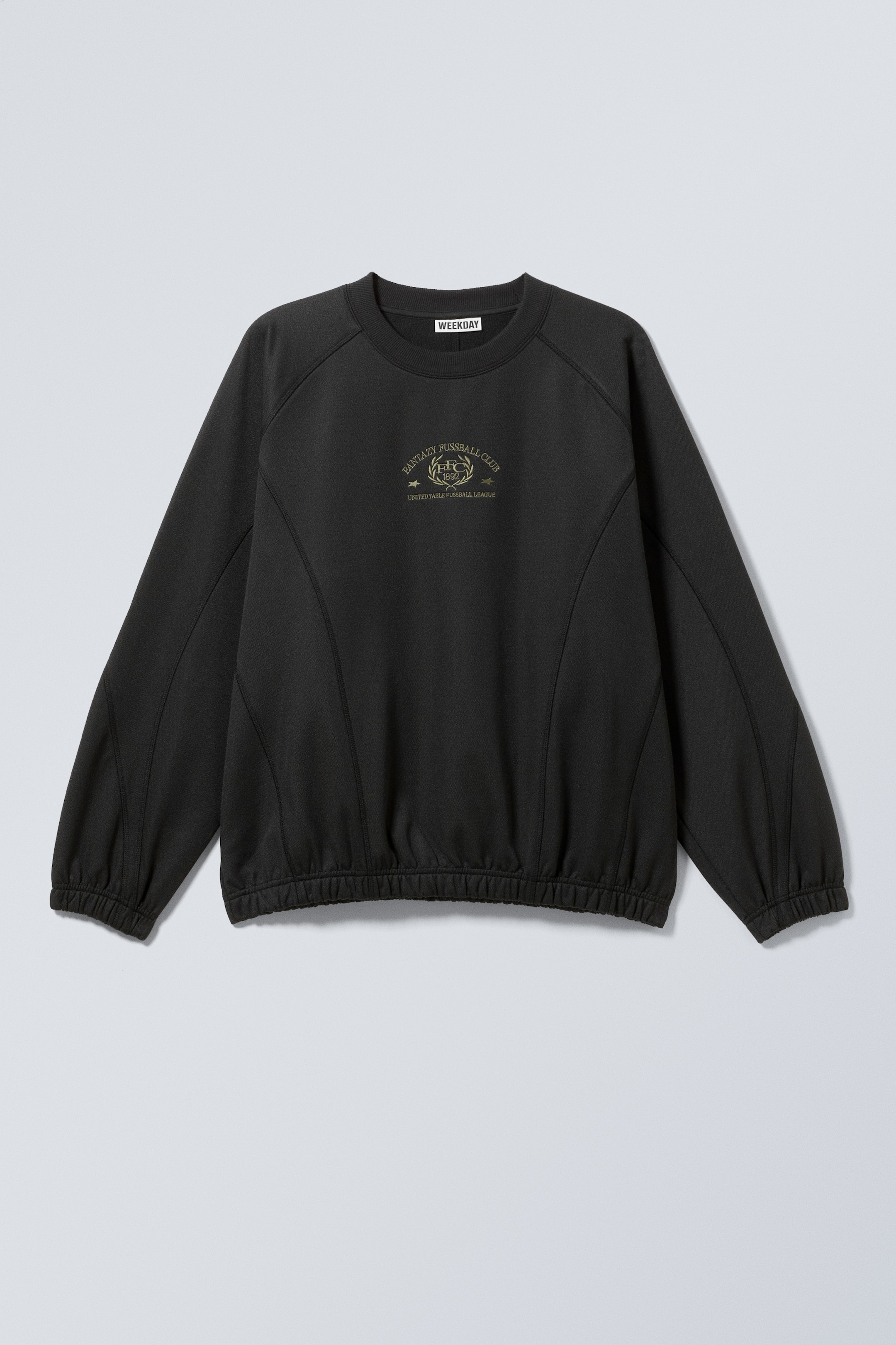 Warm-Up-Sweatshirt mit lockerer Passform - Schwarz - Men | H&M DE