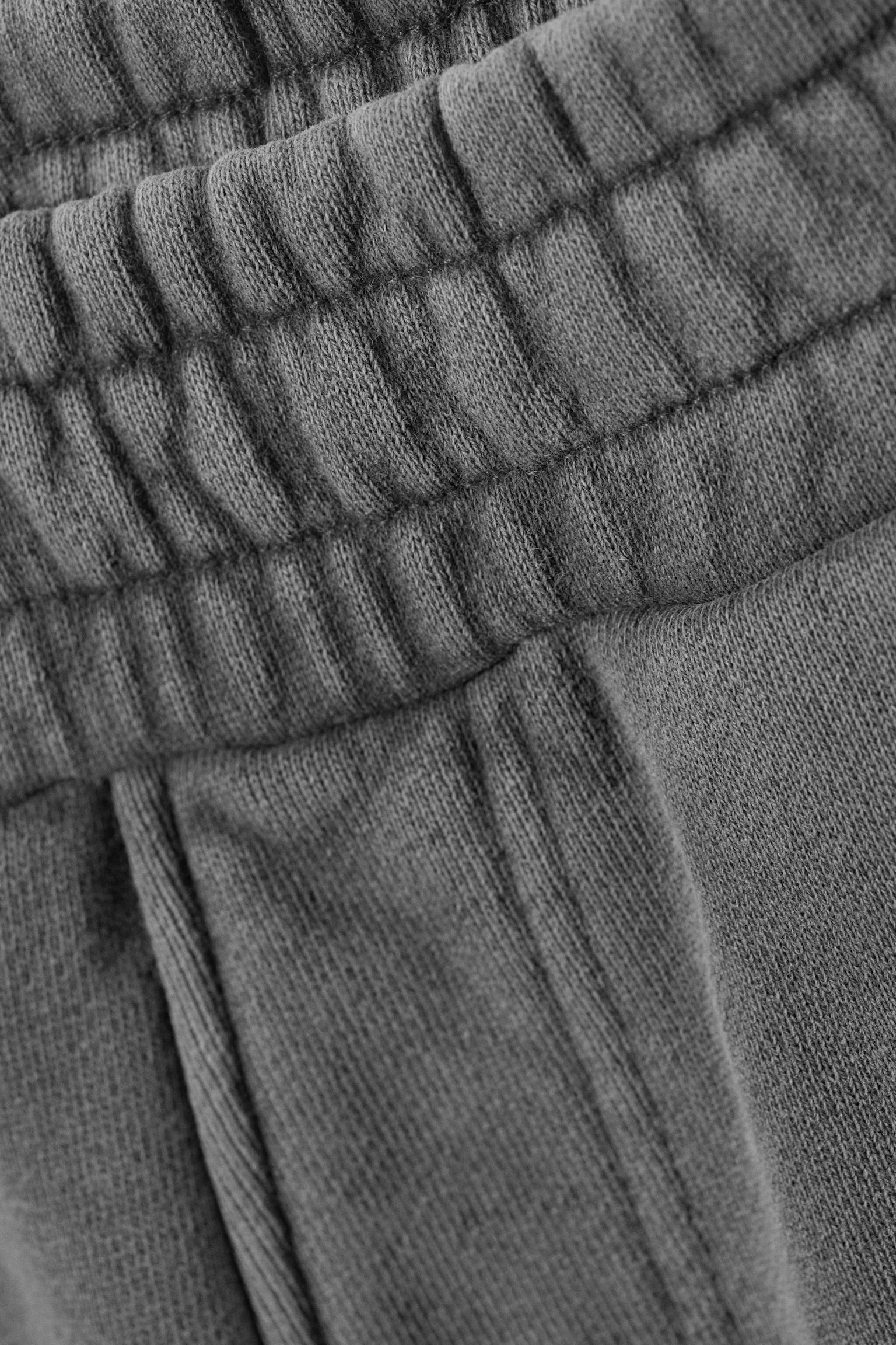 Spodnie dresowe Loose Heavyweight Cotton - Sprany Ciemnoszary - 5