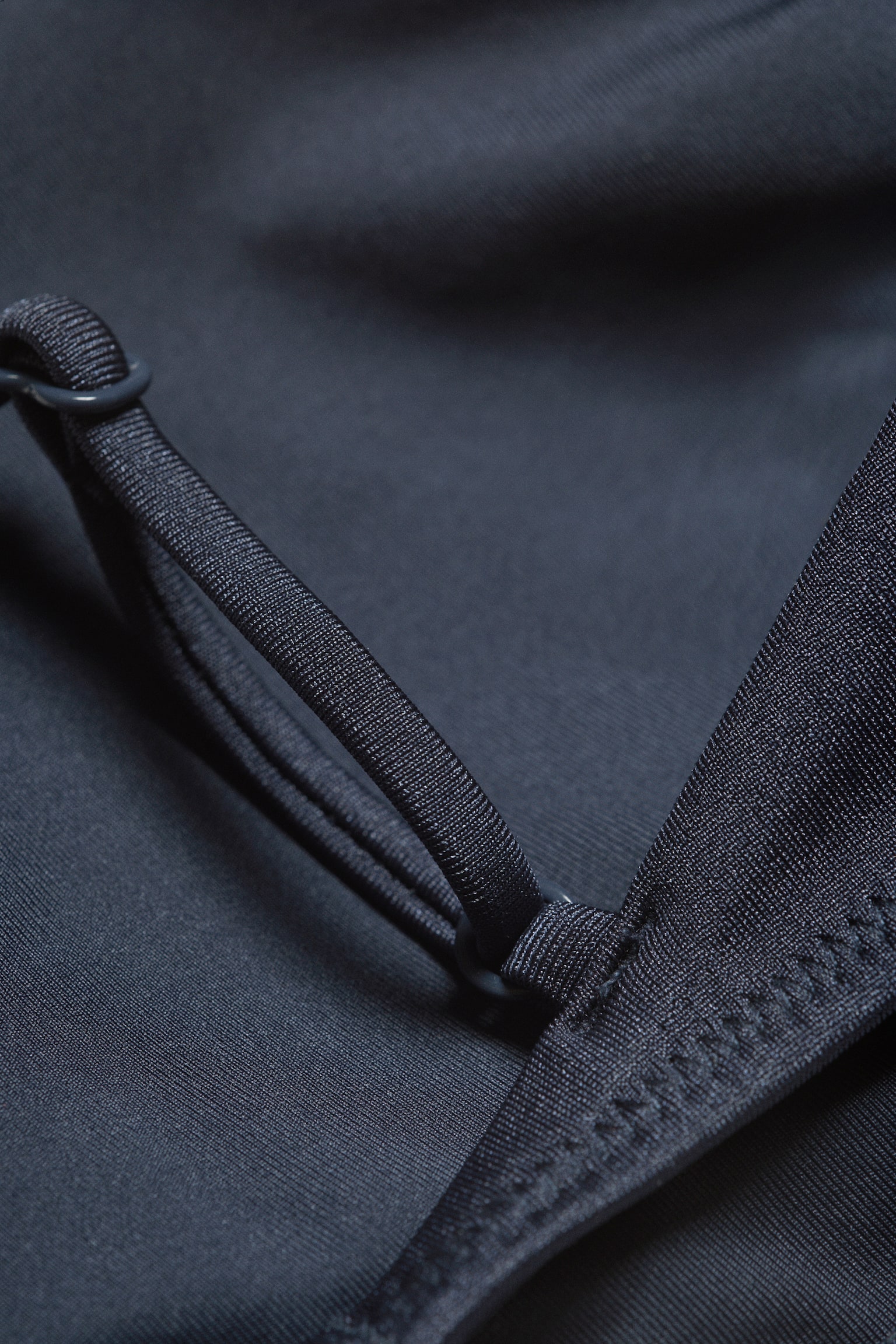 Μπικίνι τοπ με ενίσχυση και δέσιμο - Σκούρο Μπλε - 3