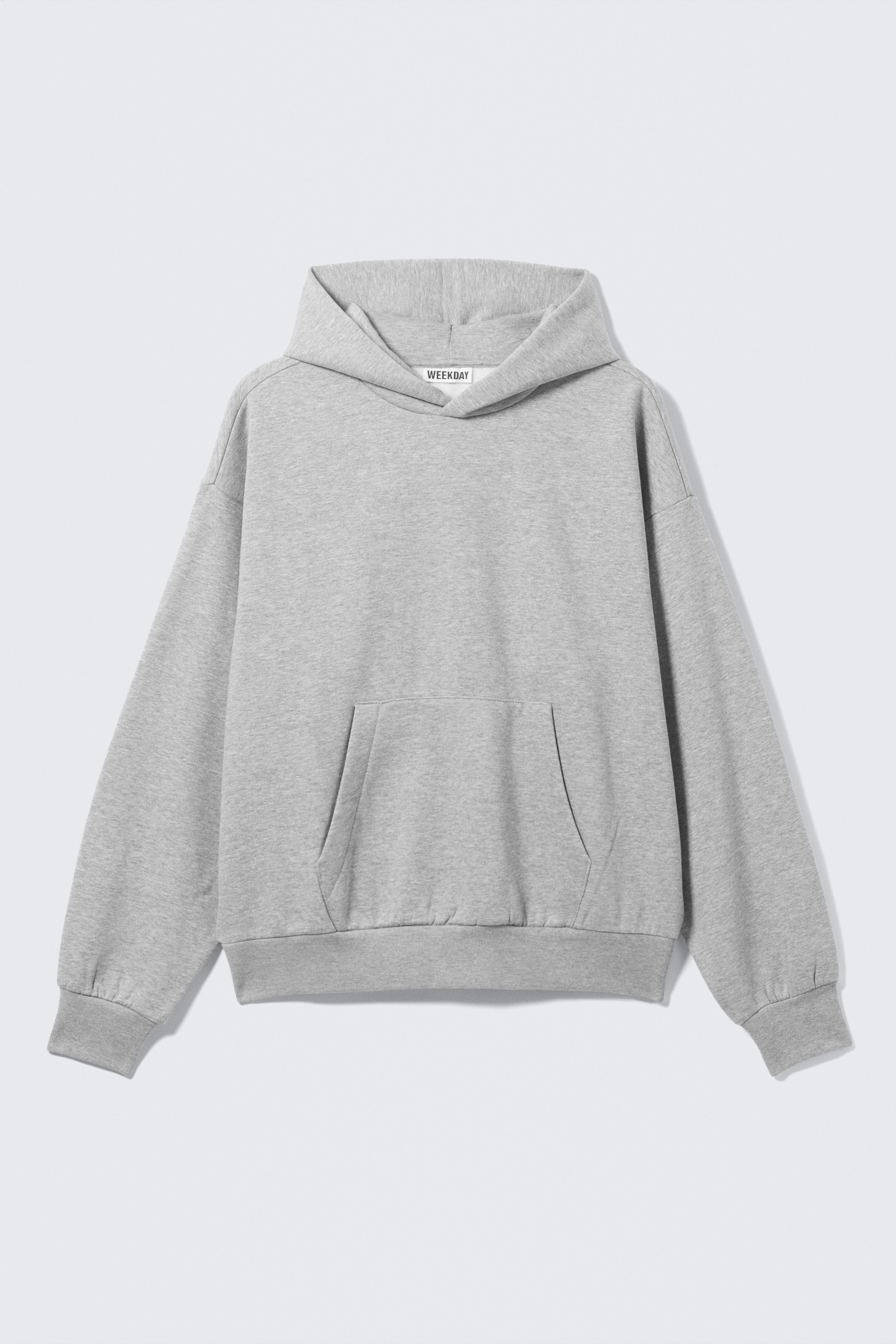 Hoodie mit weiter Passform - Grau meliert/Schwarz/Gewaschenes Dunkelbraun/Lila