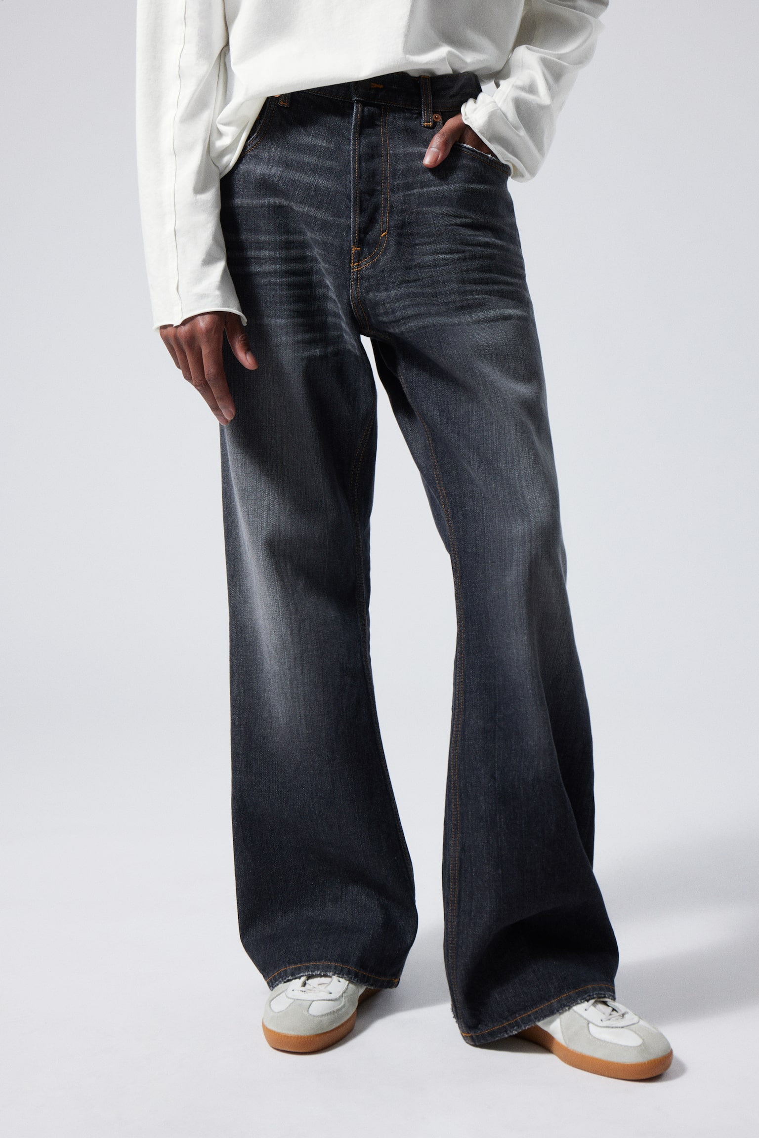 Time Loose Bootcut Leg Jeans - Ash Black - Black/Mine Blue - Medium Blue/Deep Ocean Blue - Dark Blue/Jackpot Blue - Medium Blue - 5