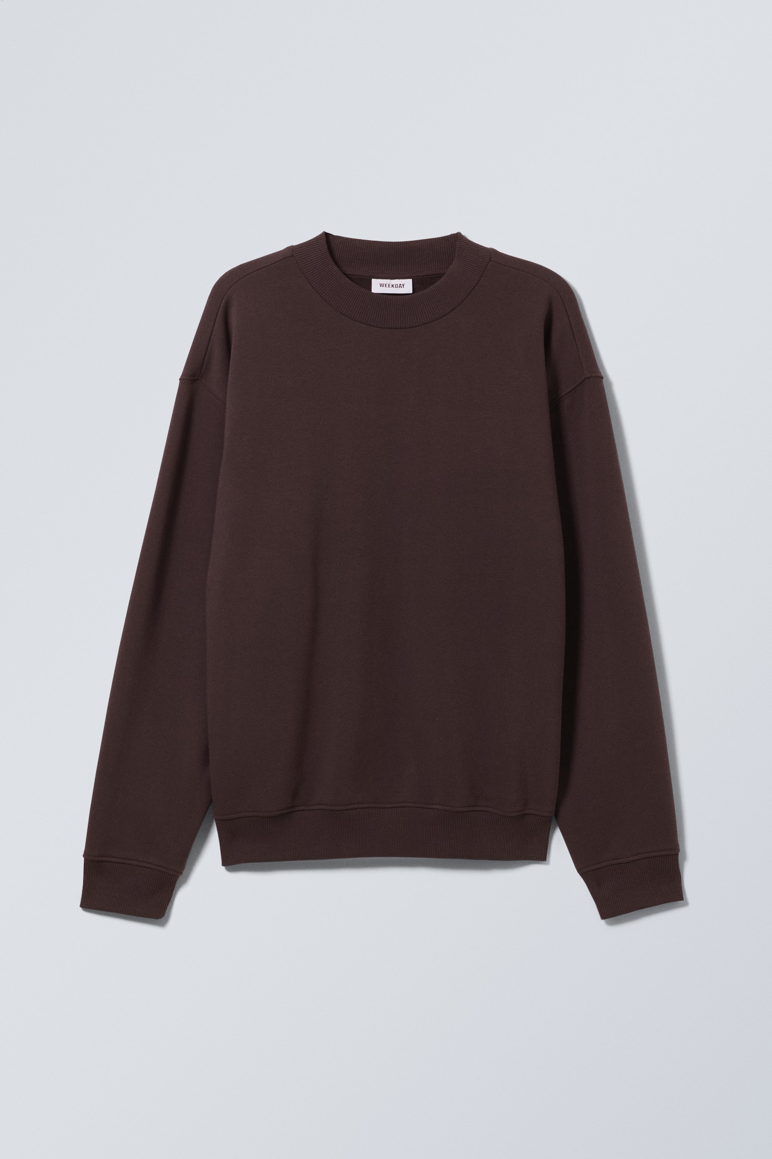 Relaxed Heavyweight Sweatshirt - Dark Purple/Dark Khaki Green/Black/Washed Dusty Grey/Off-black/Off Black - 2