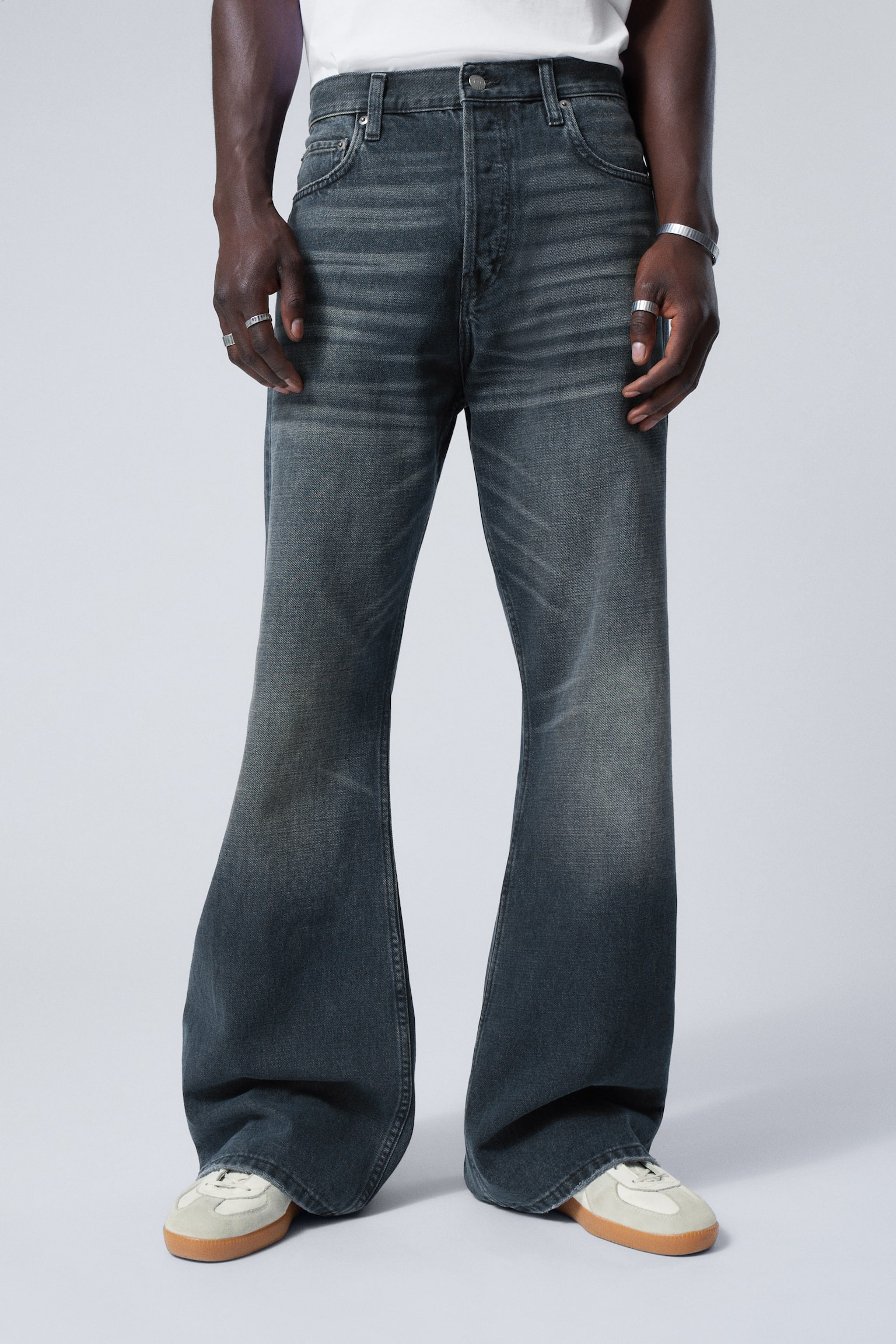 Time Loose Bootcut Leg Jeans - Deep Ocean Blue - Dark Blue/Ash Black - Black/Mine Blue - Medium Blue/Jackpot Blue - Medium Blue - 4