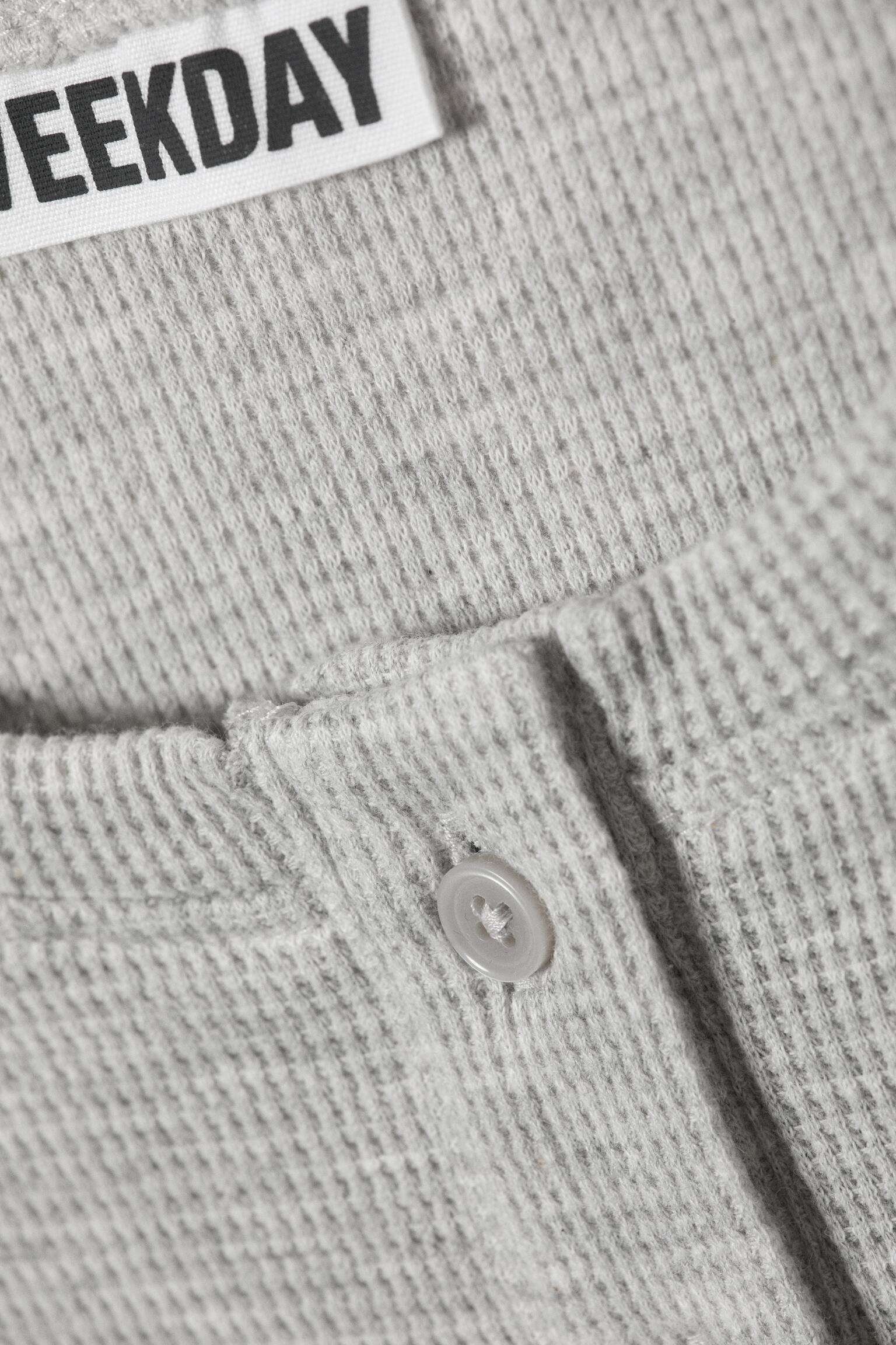 T-shirt a maniche lunghe - Grigio mélange - 4