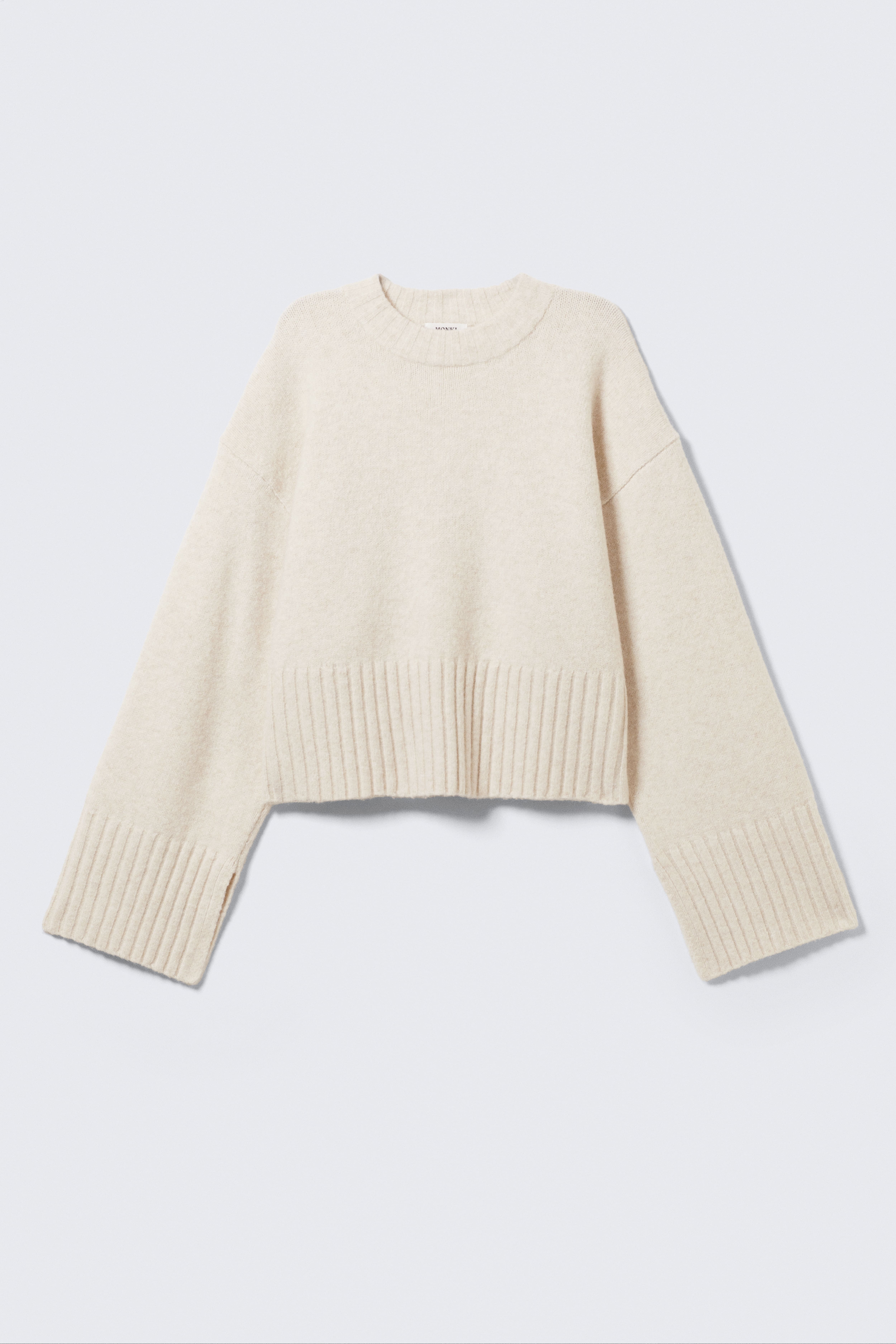 Pullover oversize - Bianco polvere/Grigio mélange/Rosa polveroso chiaro/Marrone scuro