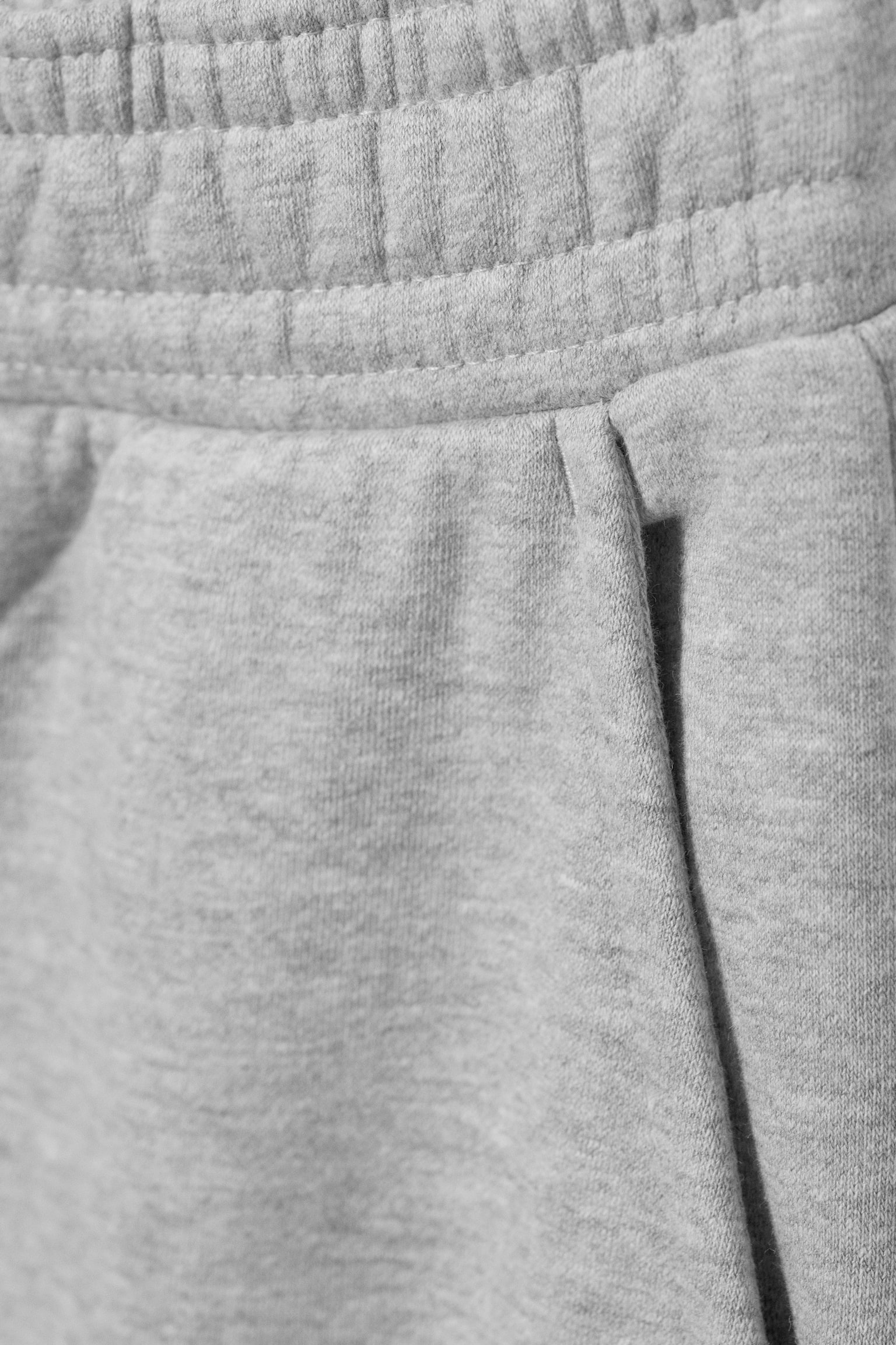 Relaxed Heavyweight Sweatpants - Light Grey/Black - 5