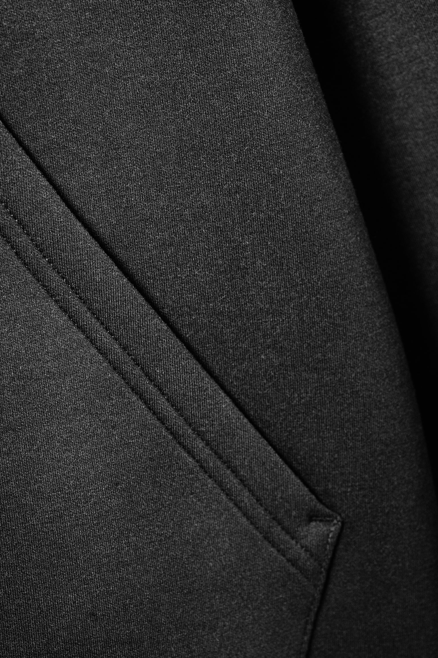 Simon forvasket scuba-hoodie med lynlås - Falmet sort/Forvasket mørkebrun - 6