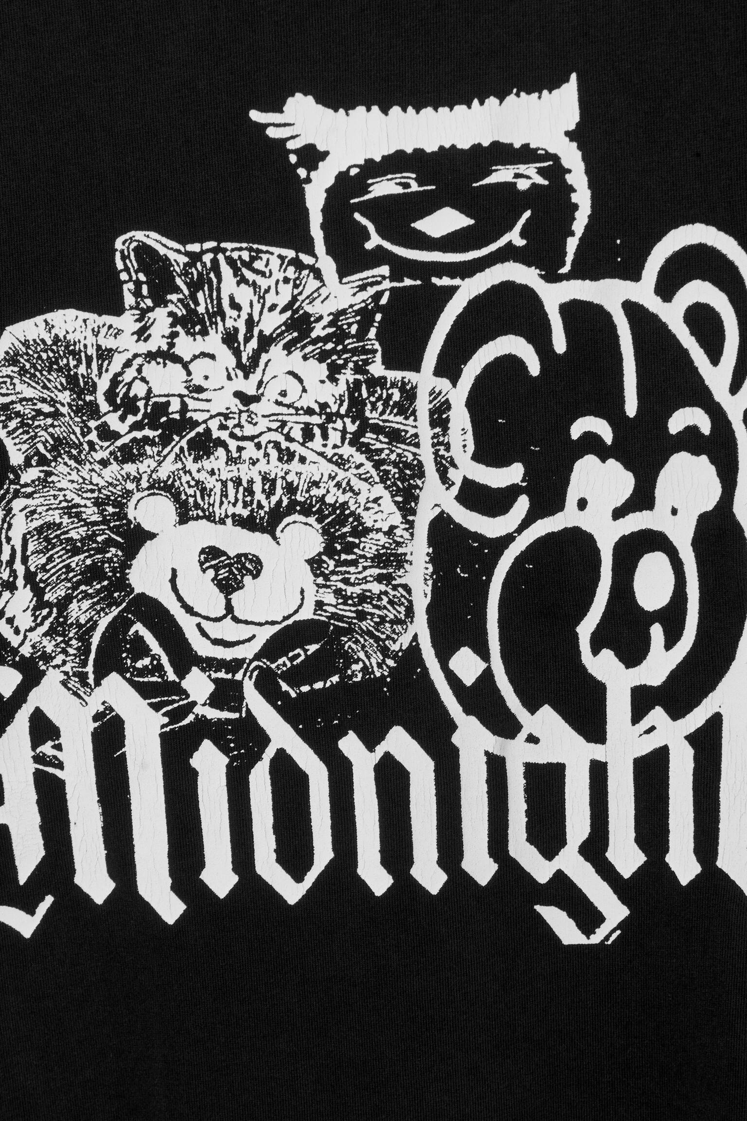 T-shirt Great boxy con stampa grafica - Nero - Midnight/Nero - Heartbeat/Bianco - Robo Silver Face/Nero - Heart of Energy/Bianco - Dreams/Bright Blue - Four Man Gang - 6