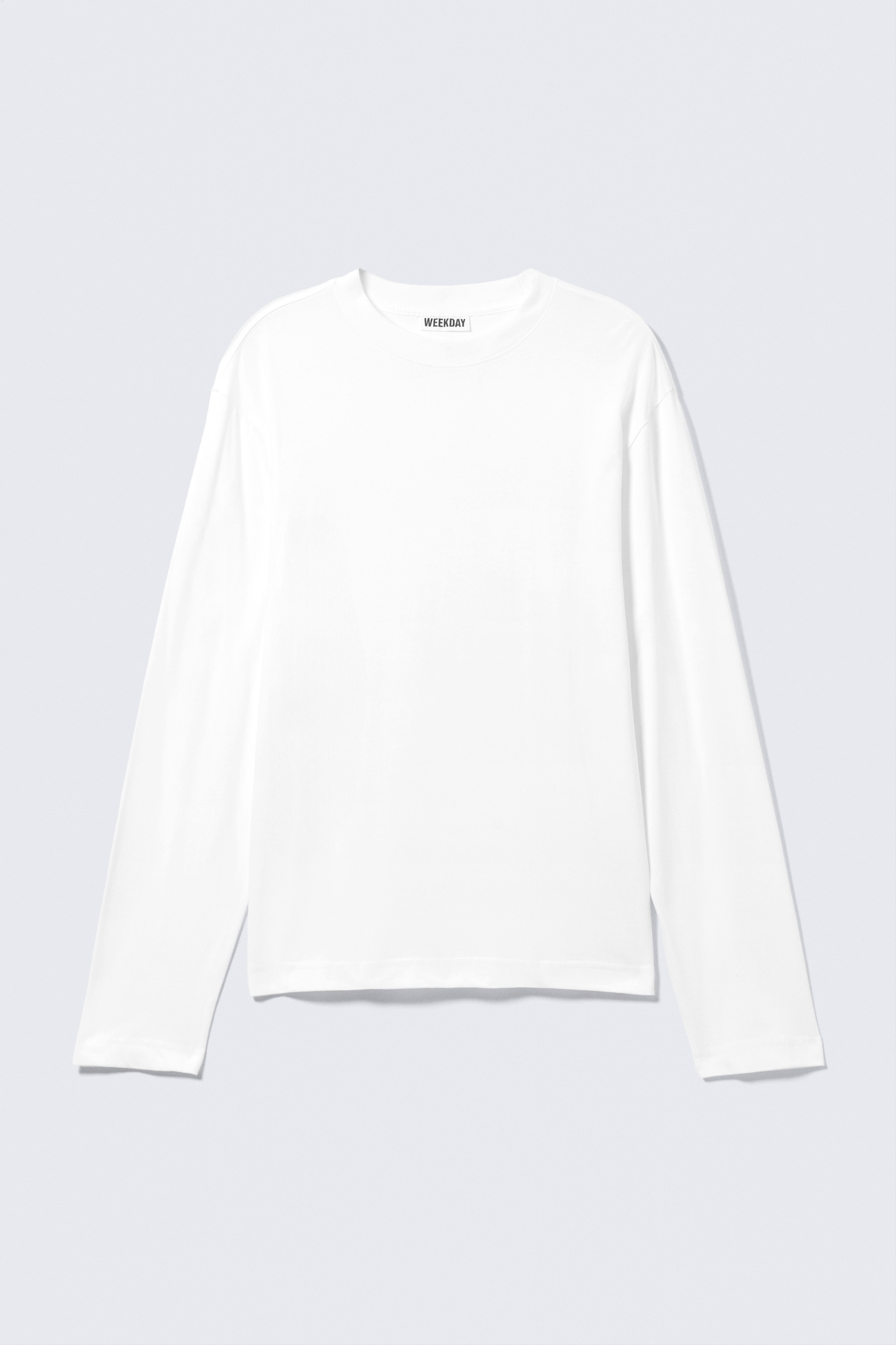 Ruimvallend pyjamashirt met lange mouwen - Wit/Donkertaupe/Blauw