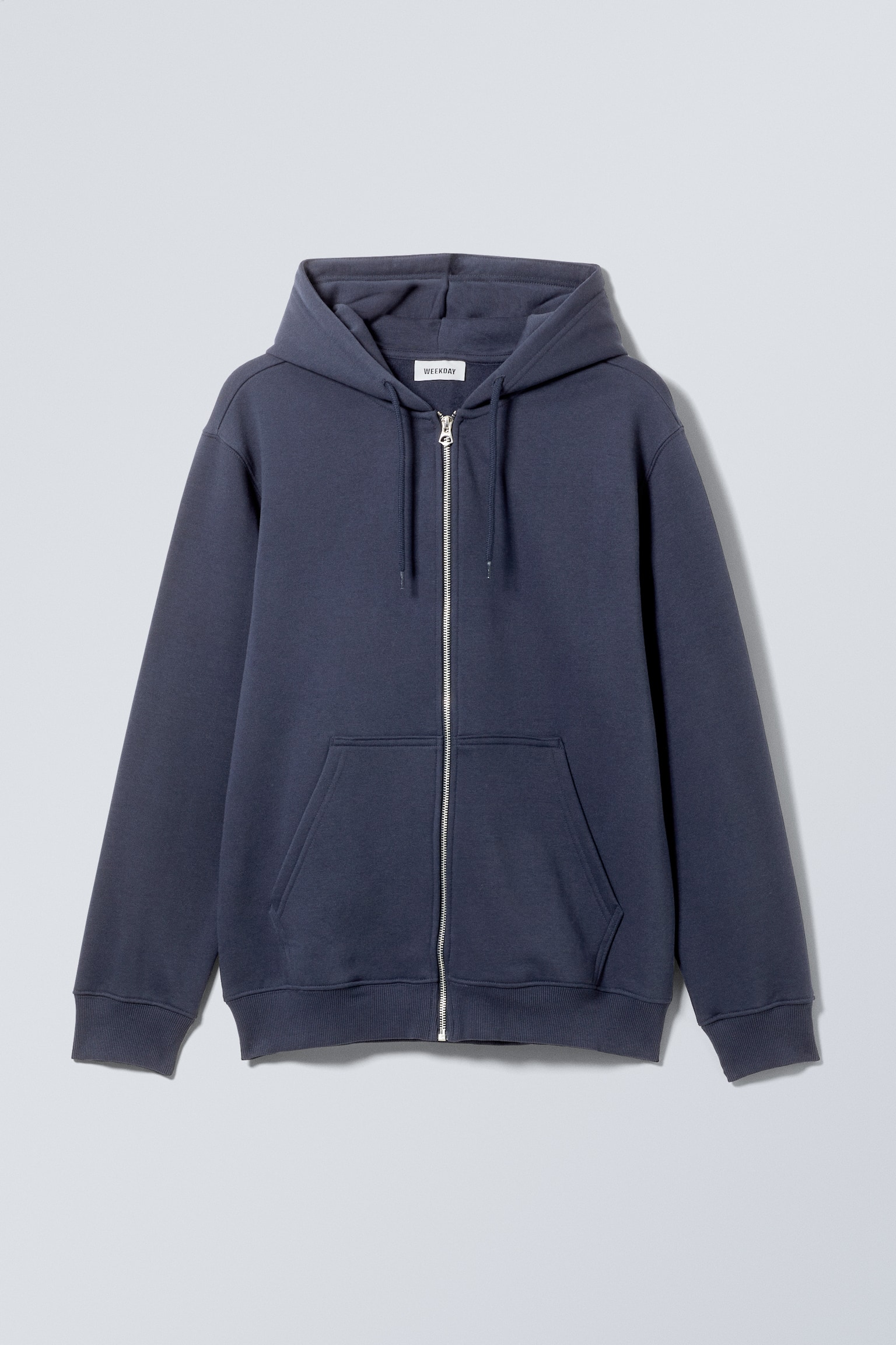 Standard Midweight Zip Hoodie - Dark Blue/Grey/Black - 2