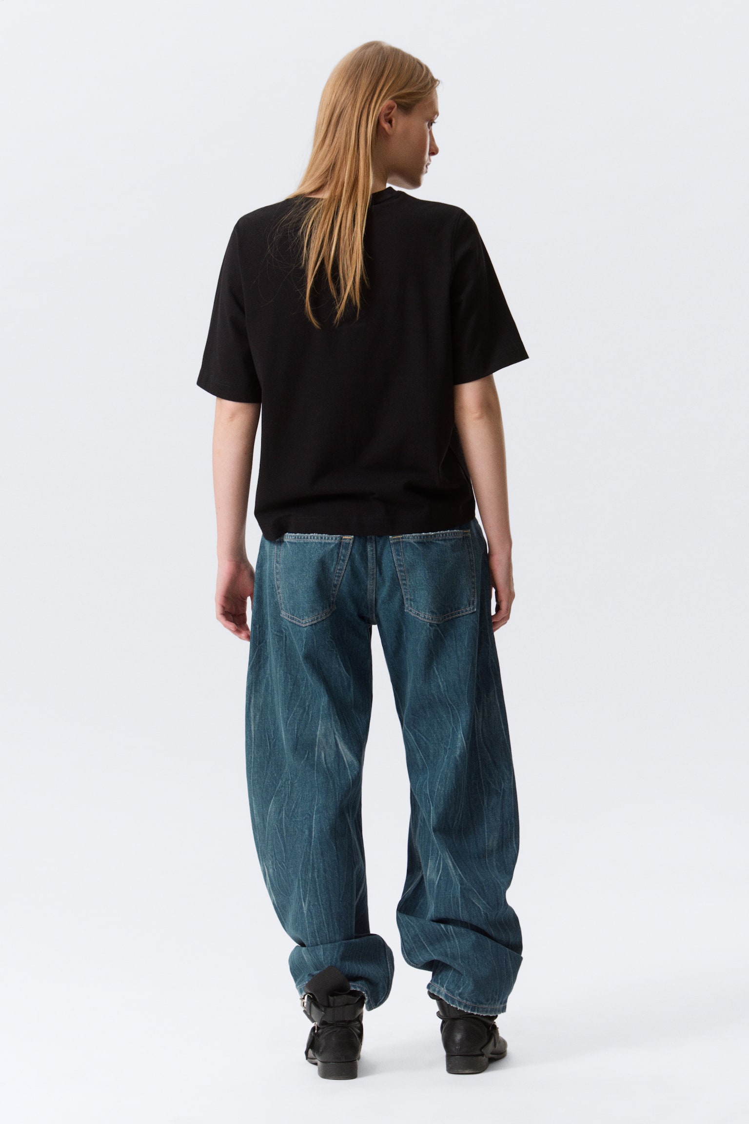 Perfect Boxy T-shirt - Svart/Vit - 5