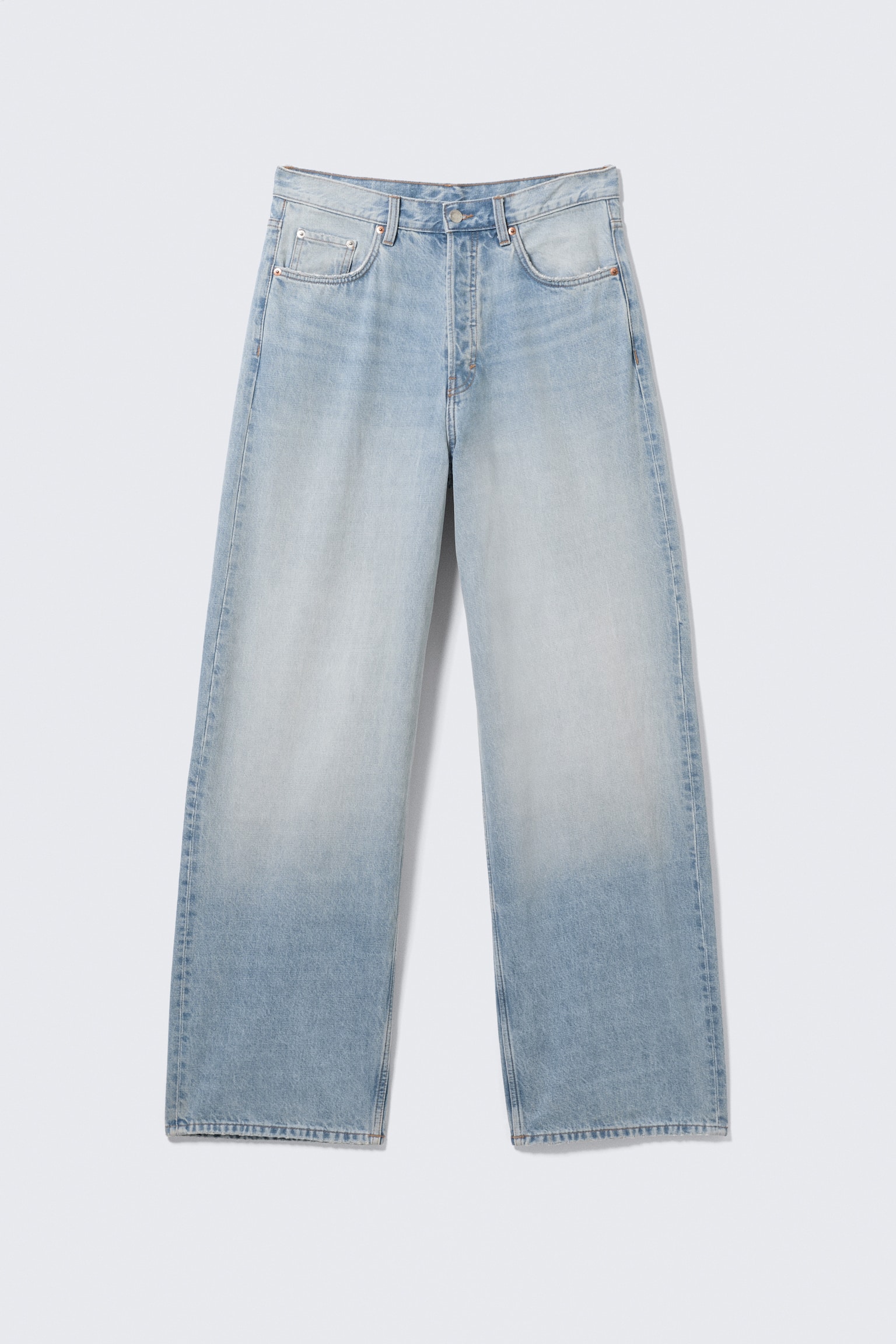 Astro Mid Rise Loose Baggy Leg Unisex Jeans - Kimberley Blue - Hellblau/Chelsea Black - Schwarz/Board Blue - Mittelblau/Arizona Blue - Mittelblau/Tuned Black - Schwarz/Blue Rinse - Dunkelblau/Blue Stream - Mittelblau/Black Rinse - Schwarz/Mine Grey - 2