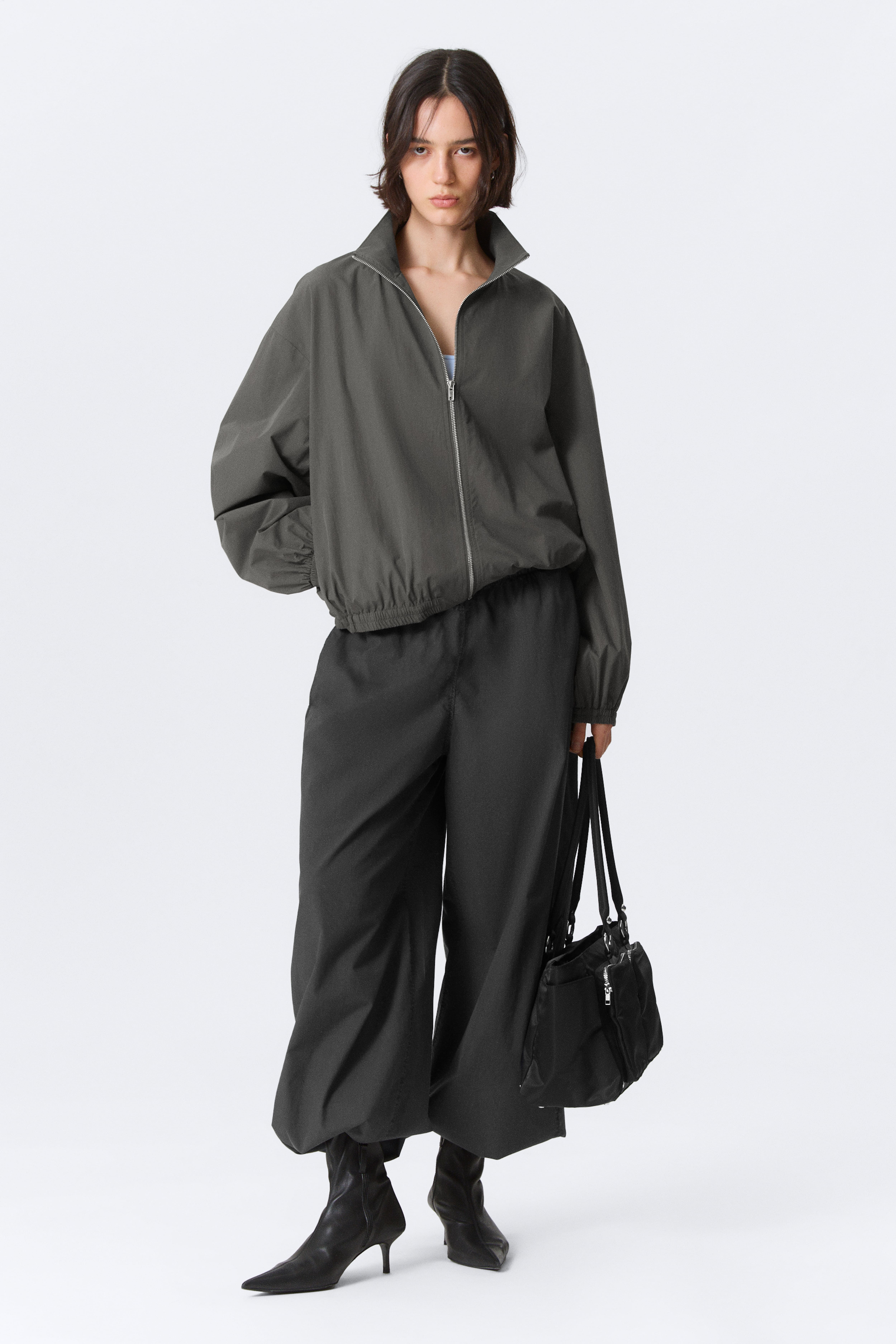 GIACCA SPORTIVA HANNE H OVERSIZED - Grigio scuro