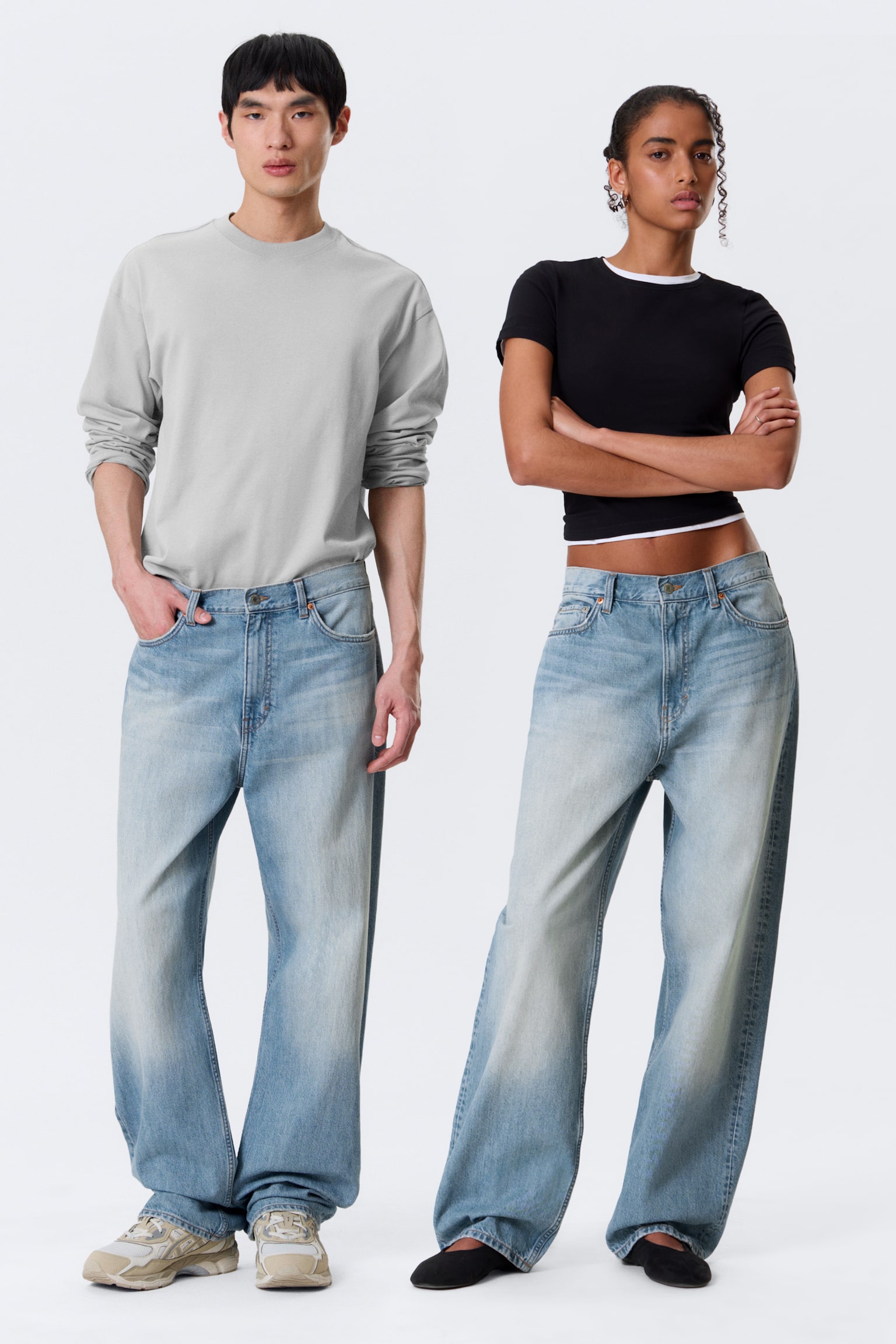 Galaxy Mid Waist Loose Straight Leg Jeans - Kimberley Blue - Light Blue/Gloria Blue - Mittelblau/Blue Rinse - Dunkelblau/Port Blue - Hellblau/Redondo Black - Schwarz/2000 Blue - Mittelblau/Deep Ocean Blue - Dunkelblau/Second Blau - Blau/Tuned Black - Schwarz/90s Blue - Mittelblau/Blue Fade - Mittelblau/Canyon Grey - Mittelgrau - 1