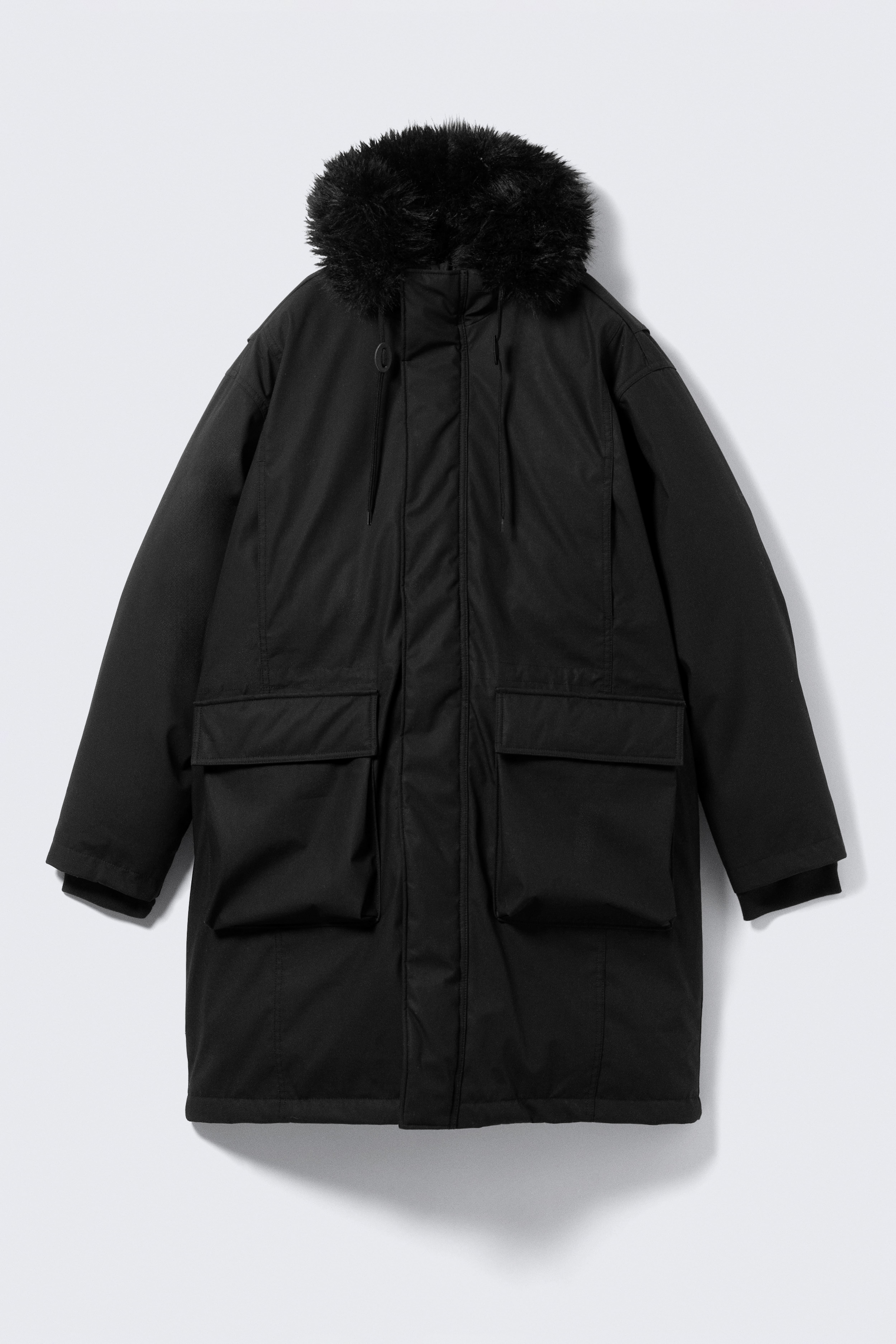 Parka matelassée oversize - Noir