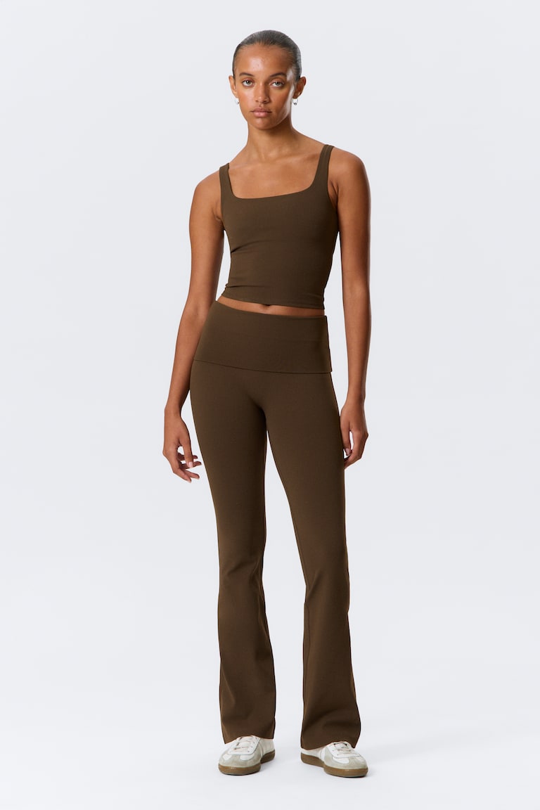 Yoga Mallas Deporte Mujer H&m Mallas De Yoga Acampanadas