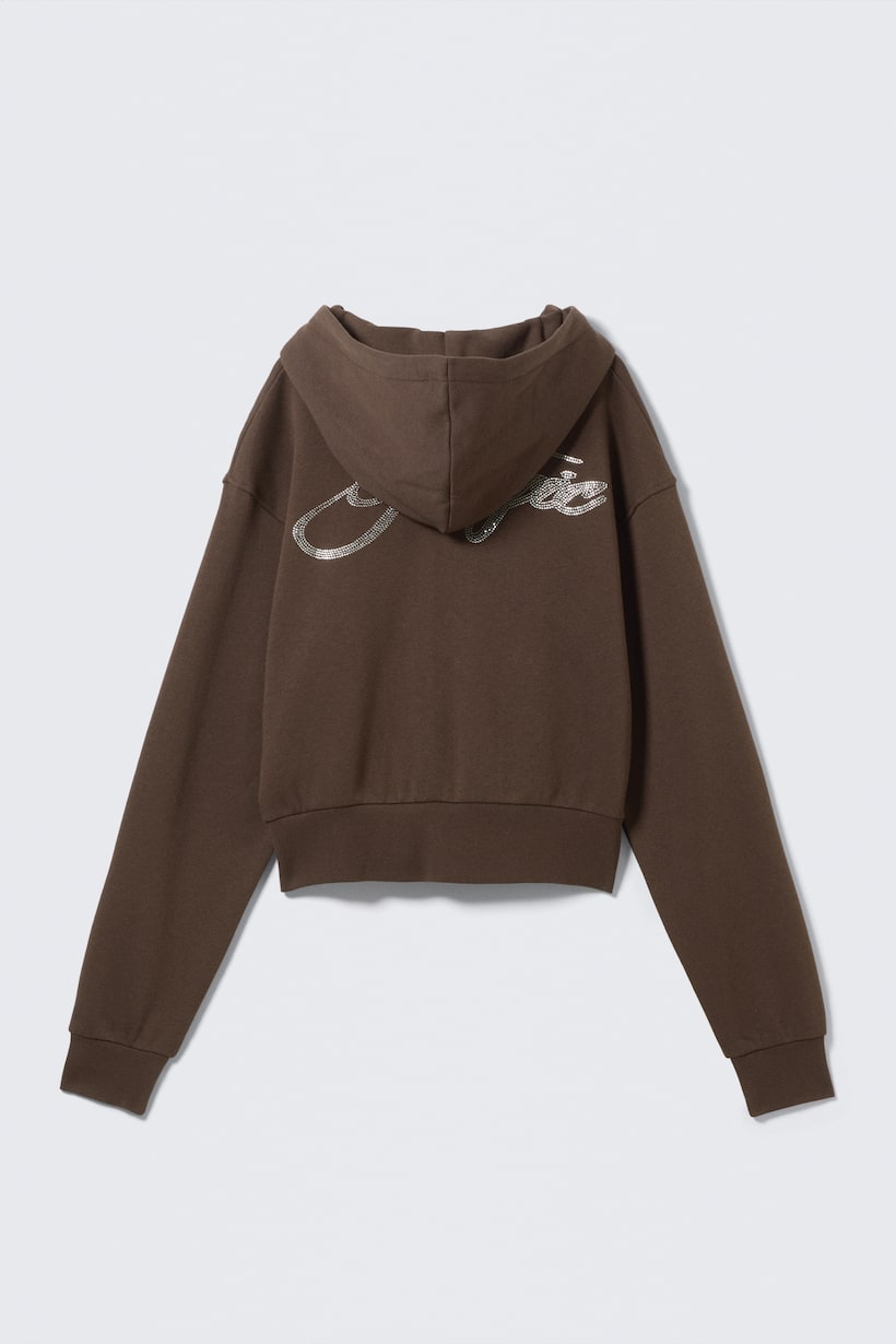 Felpa Crop Donna Con Cappuccio - Ultracorta, In Rete, Maniche Lunghe | Per Look Giovane E Casual - Foto 11