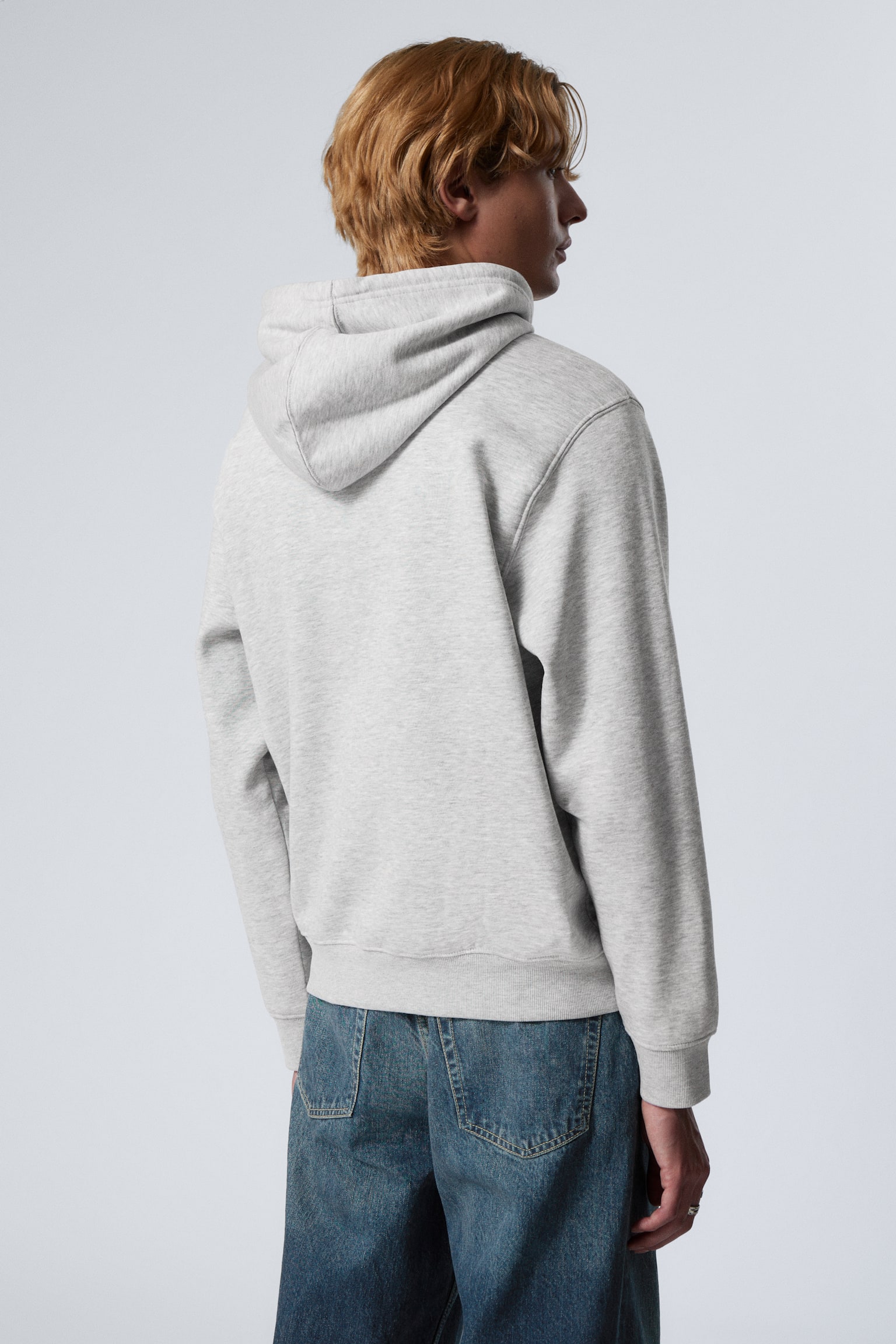 Standard Midweight Zip Hoodie - Grey/Dark Blue/Black - 6