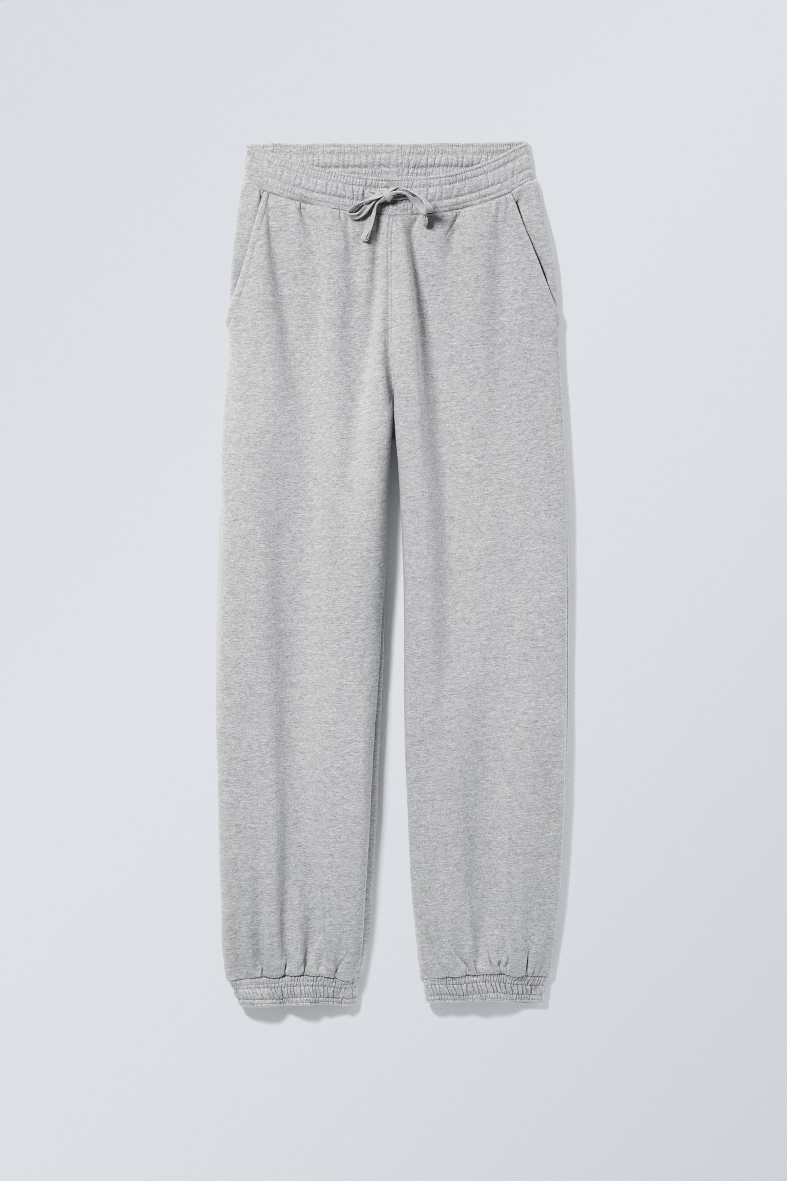 Relaxed Heavyweight Sweatpants - Light Grey/Black - 2