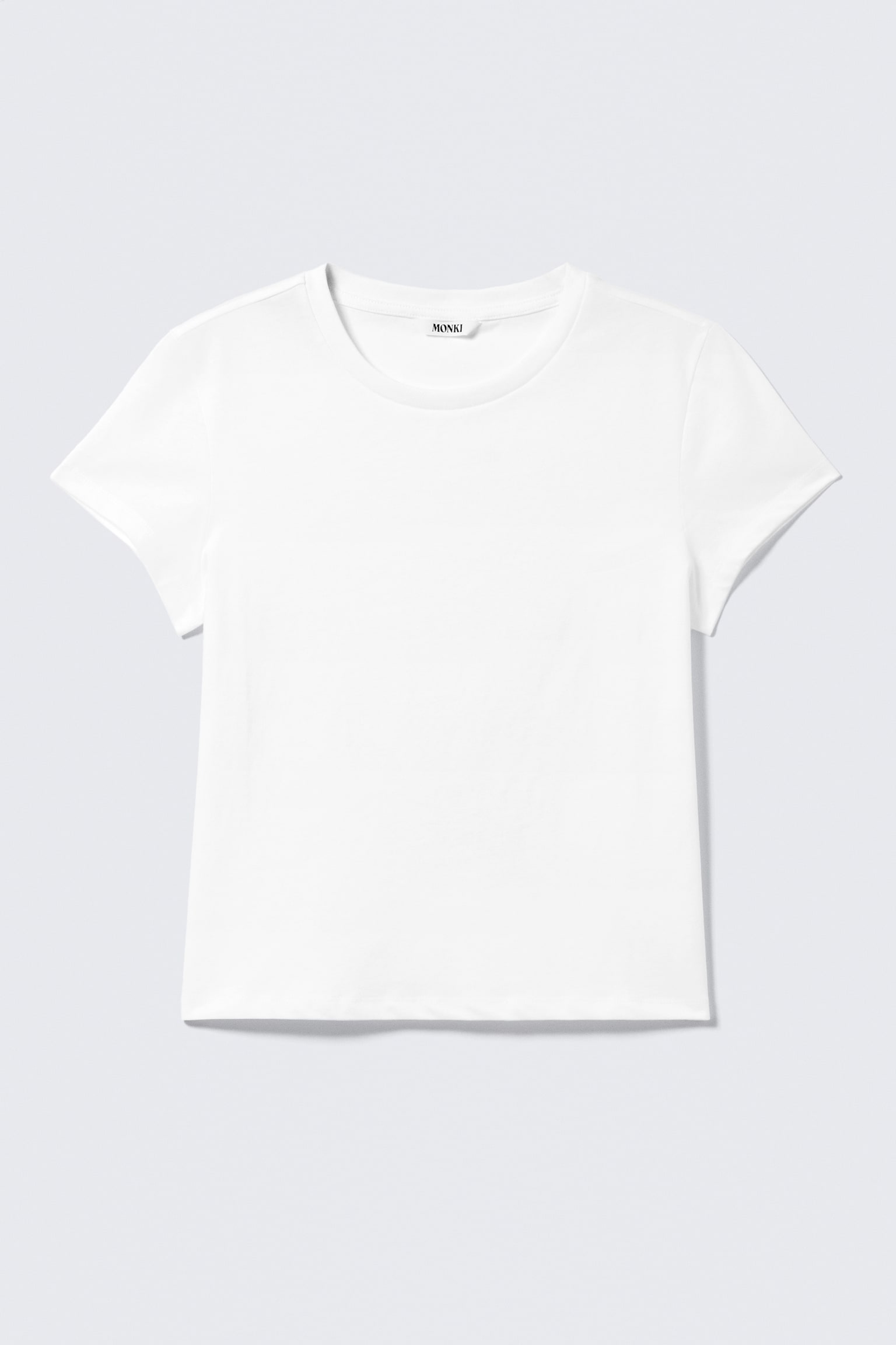 Mini-T-Shirt in regulärer Passform - Weiß/Pink/Grün gestreift/Grau meliert - 2