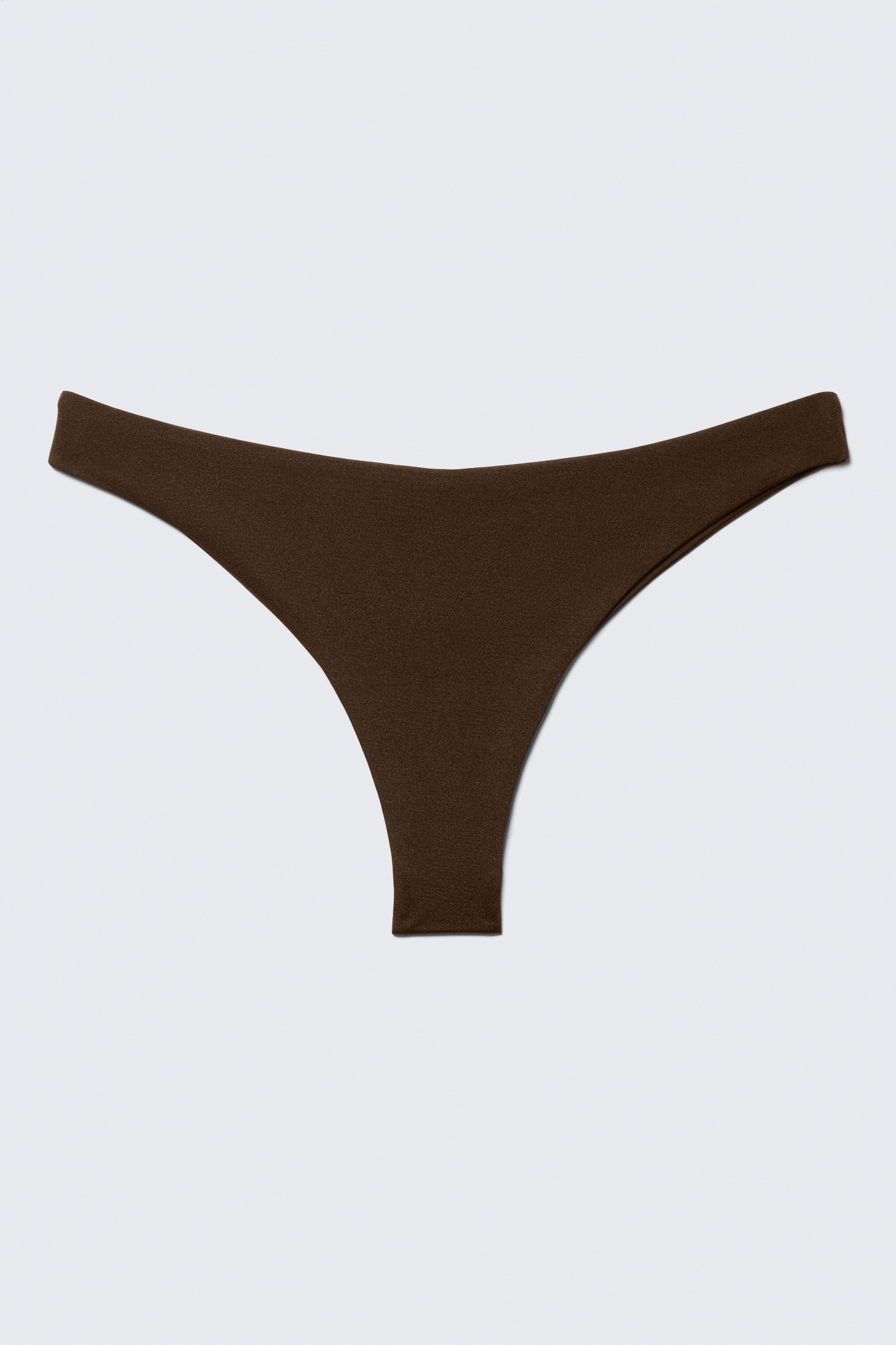 Slip bikini brasiliana - Marrone scuro