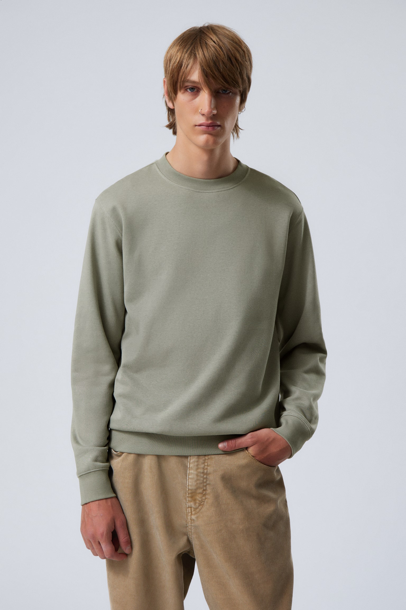 Standard Sweatshirt - Light Khaki Green/Dusty Grey/Black/Navy/Grey - 1