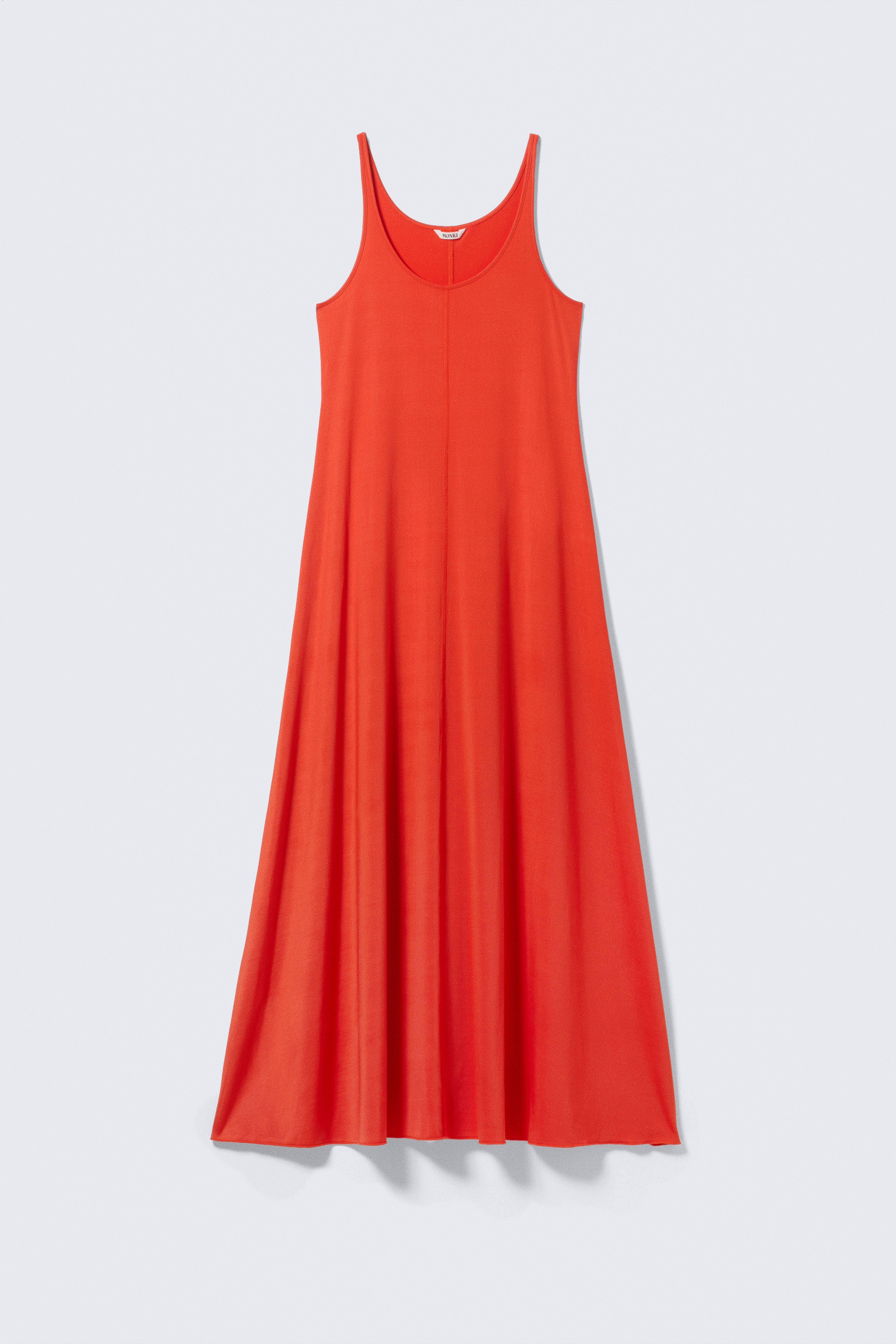 Hihaton maksimekko - Punainen/Tummanruskea