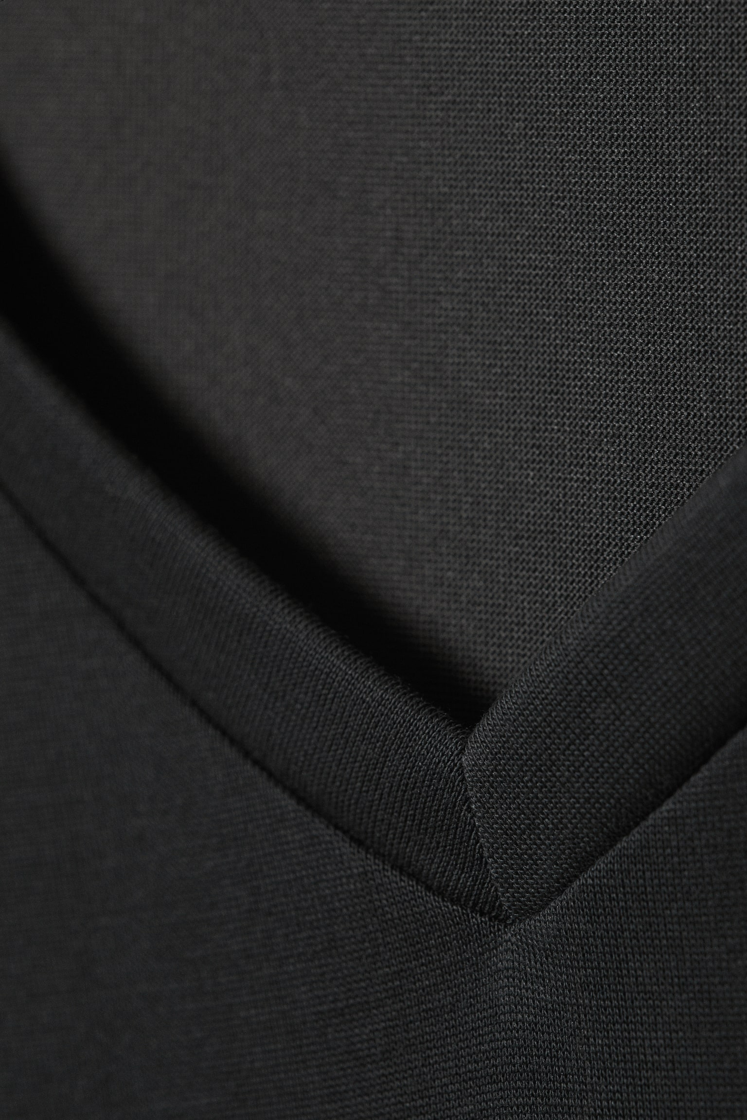 Langärmeliges Oberteil mit V-Ausschnitt - Gewaschenes Schwarz/Graubraun verwaschen - 5