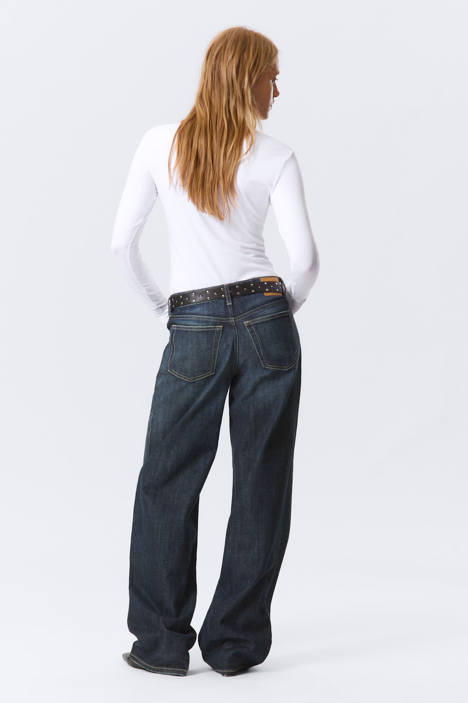 Ample Low Waist Loose Wide Leg Jeans - Deep Ocean Blue - Dunkelblau/Blue Rinse - Dunkelblau/Kimberley Blue - Hellblau/Kite Blue - Mittelblau/Redondo Blue - Mittelblau/Mine Blue - Mittelblau/Gloria Blue - Mittelblau/Risso Black - Schwarz/Ink Black - Schwarz/Redondo Black - Schwarz/Baltic Blue - Dunkelblau/Mine Grey - Dunkelgrau/Blue Stream - Mittelblau/Lip Blue - Hellblau - 4