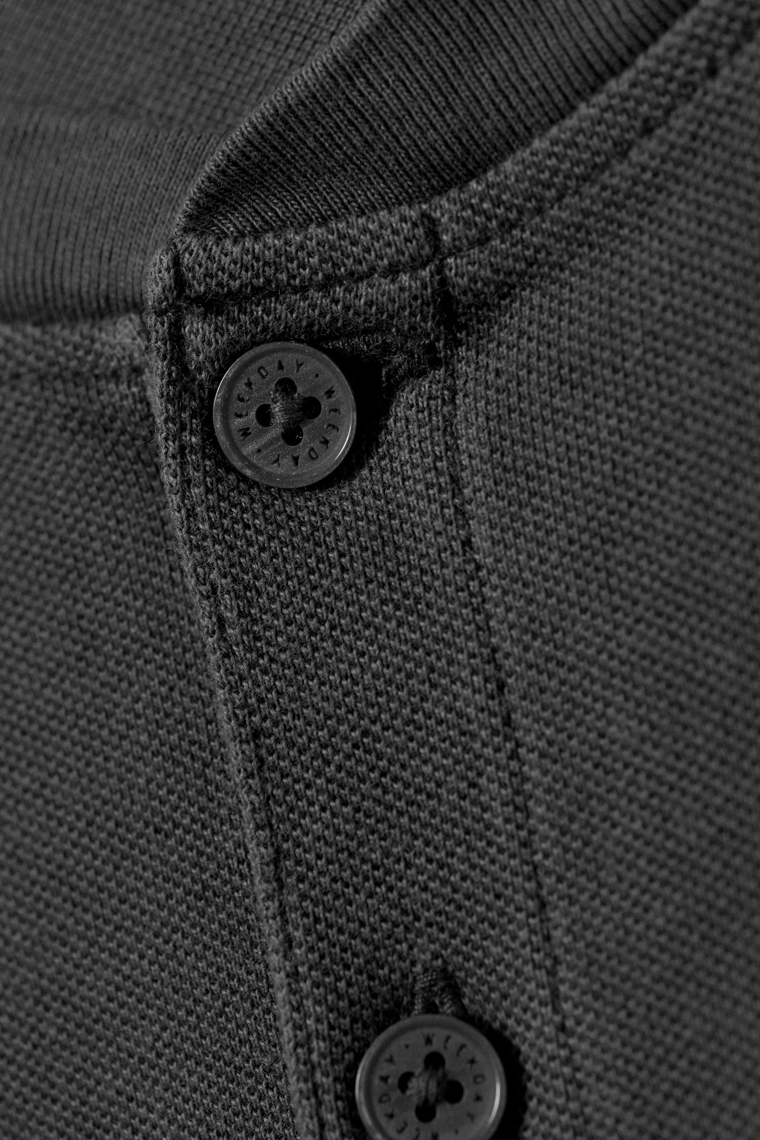 Locker geschnittenes Langarm-Henleyshirt - Dunkelgrau - 3