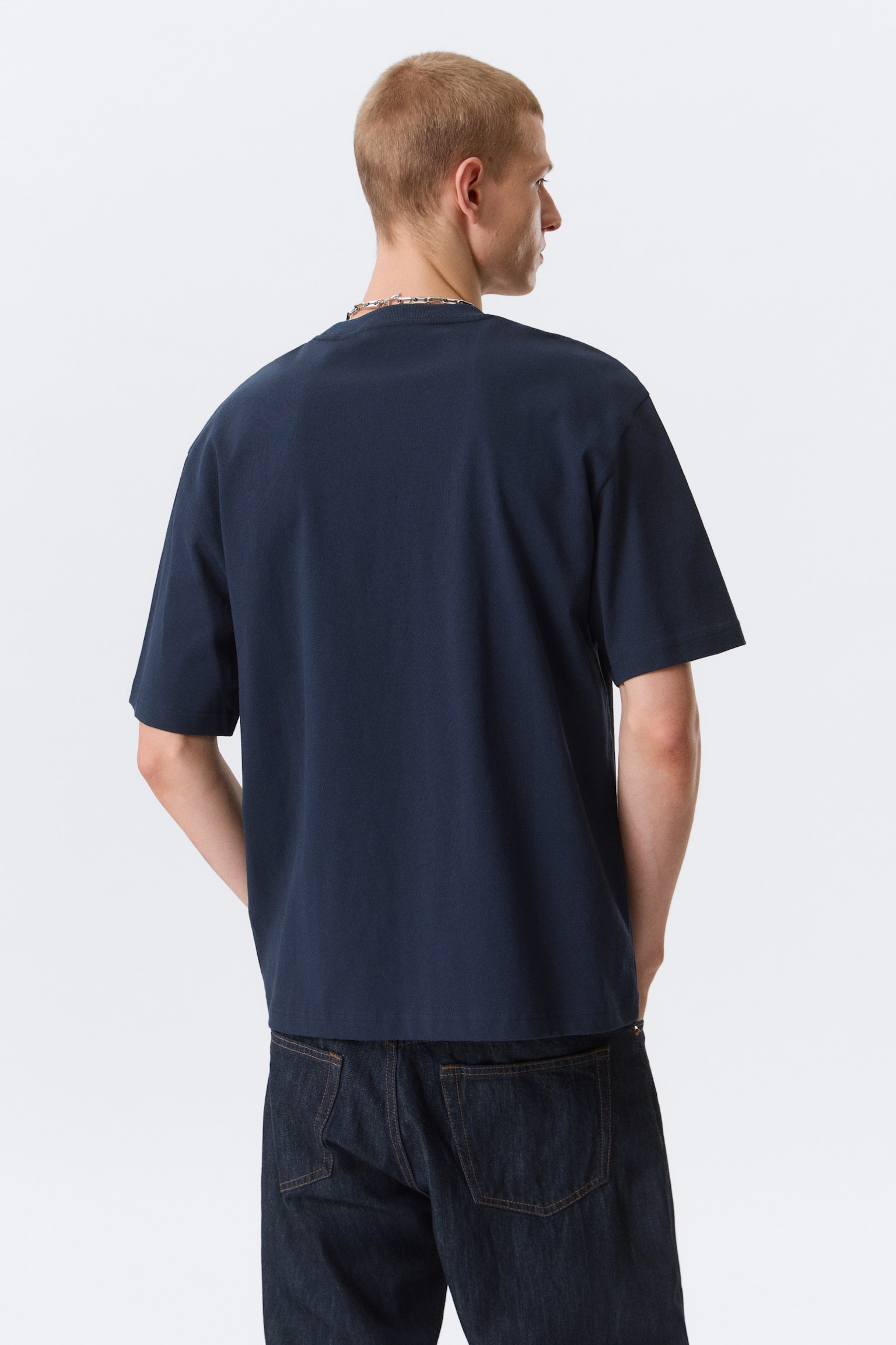 Tricou lejer - Bleumarin închis/Mov/Albastru Strălucitor/Black/White - 4