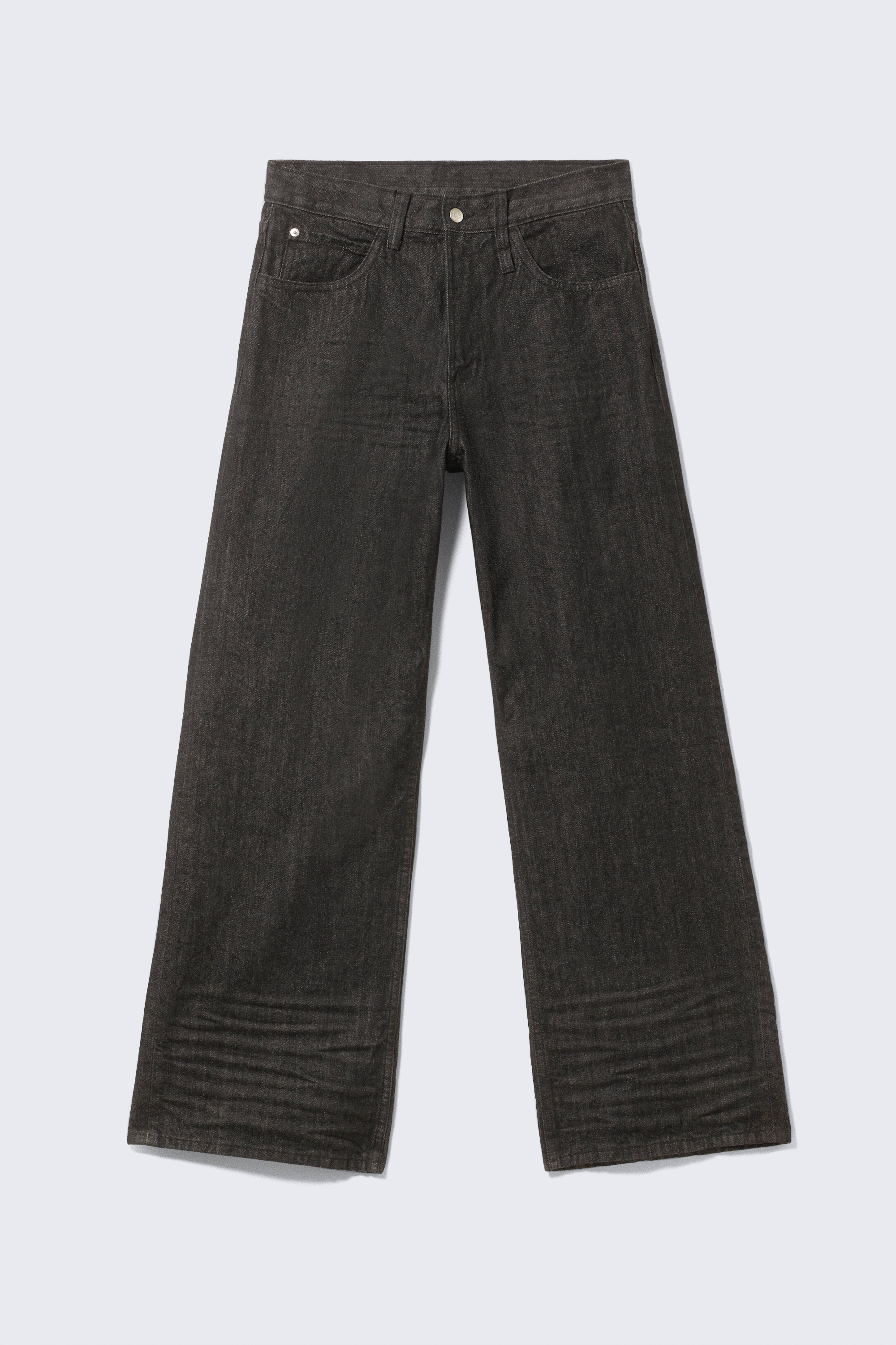 Looser Regular Waist Loose Straight Jeans - Extra Black Rinse/Light Blue/Negru intens/Extra Blue Rinse - Albastru Mediu