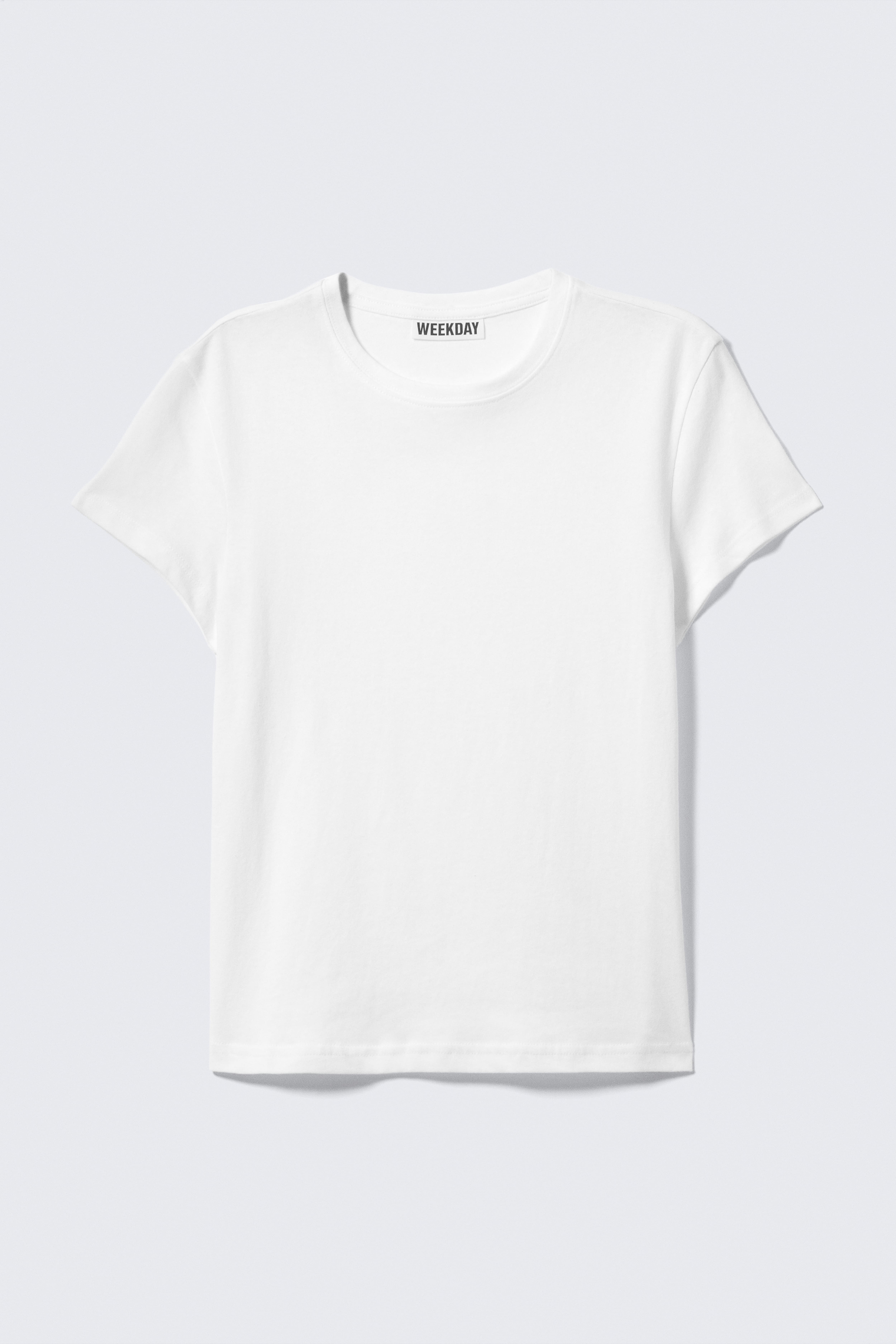 Bawełniany T-shirt z krótkim rękawem - White/Czarny