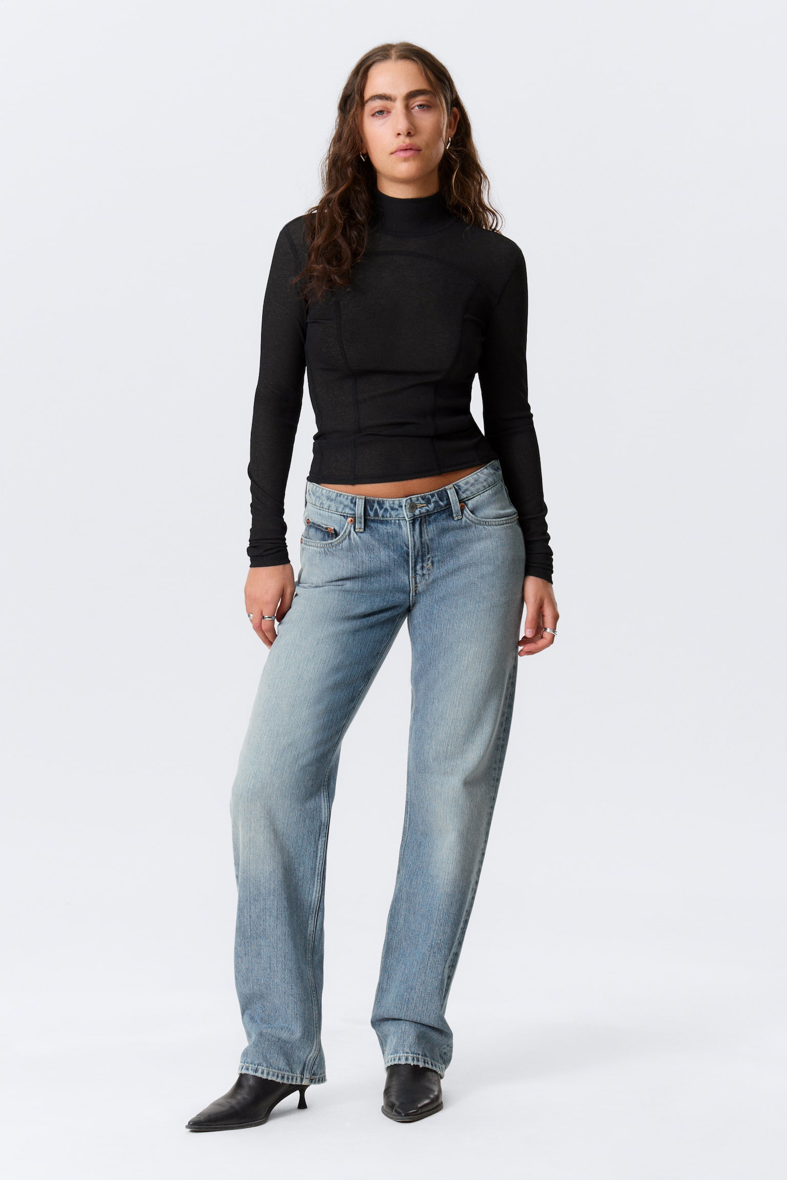 Arrow Low Waist Regular Straight Leg Jeans - Blue Fade - Mittelblau/Second Blue - Mittelblau/Board Blue - Mittelblau/2000 Blue - Mittelblau/Aeon Blue - Hellblau/Tuned Black - Schwarz - 1