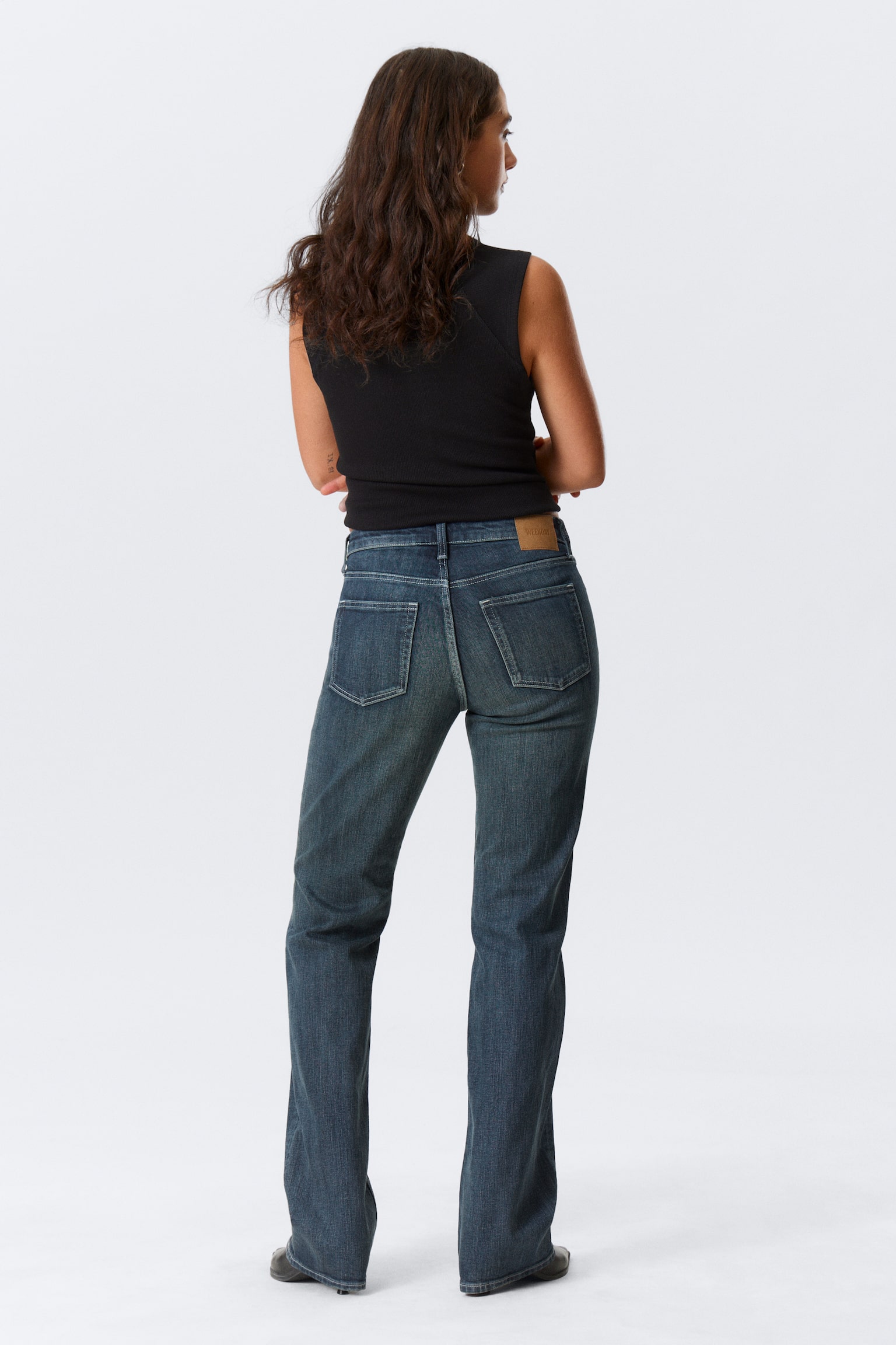 Tension Mid Rise Slim Bootcut Leg Jeans - Deep Ocean Blue – mørkeblå/Kimberley Blue - Mellemblå/Perseus Blue - Medium Blue/Paloma Black - Sort/Thunder Blue - Mørkeblå - 3