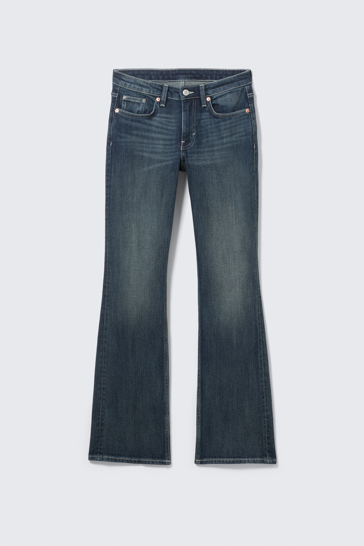 Tension Mid Rise Slim Bootcut Leg Jeans - Deep Ocean Blue – mørkeblå/Kimberley Blue - Mellemblå/Perseus Blue - Medium Blue/Paloma Black - Sort/Thunder Blue - Mørkeblå - 2