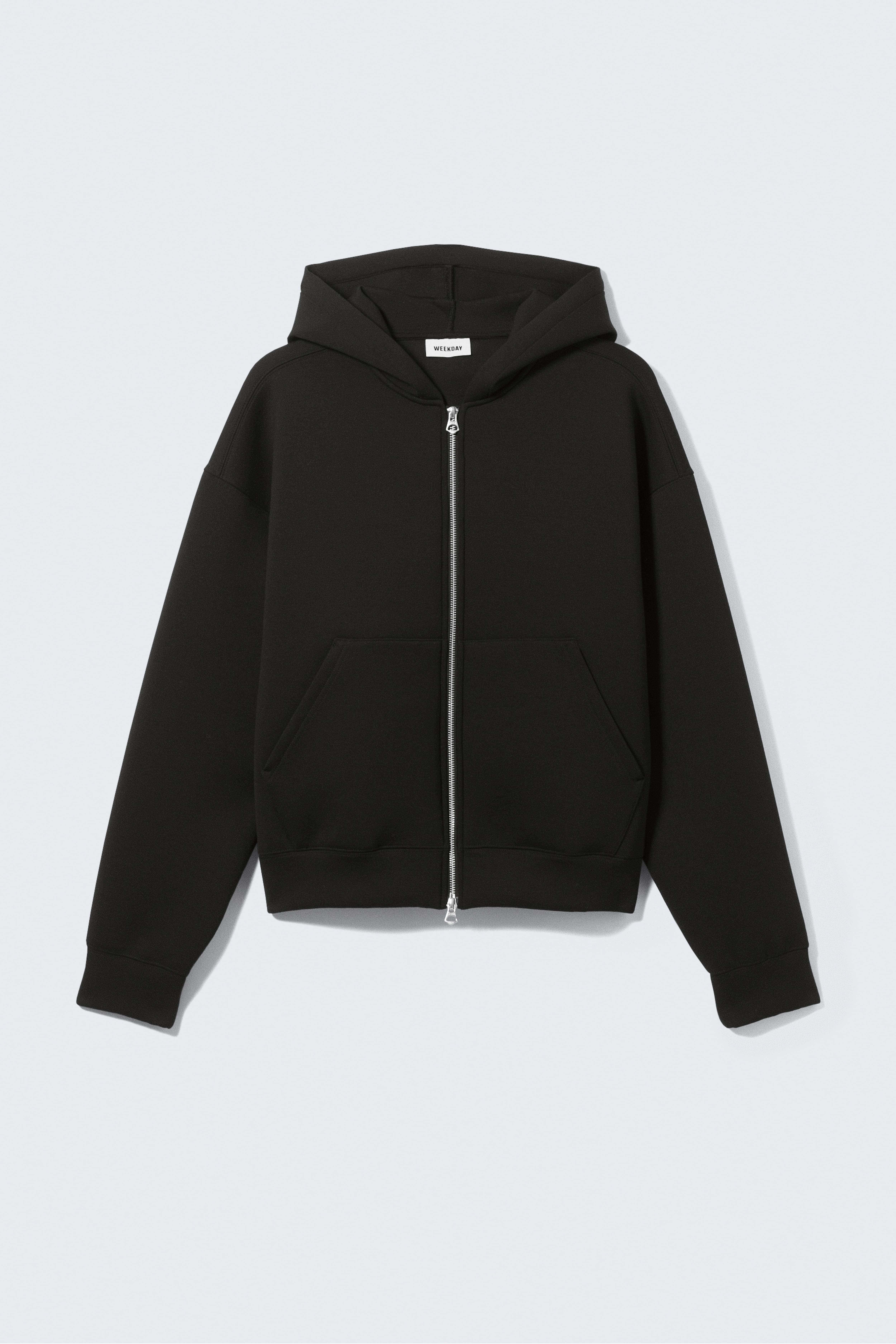 Simon hoodie van scubastof met rits - Zwart/Donkerbruin/Donkerblauw/Lichtgrijs gemêleerd/Grijs gemêleerd/Helderblauw/Donkergrijs gemêleerd