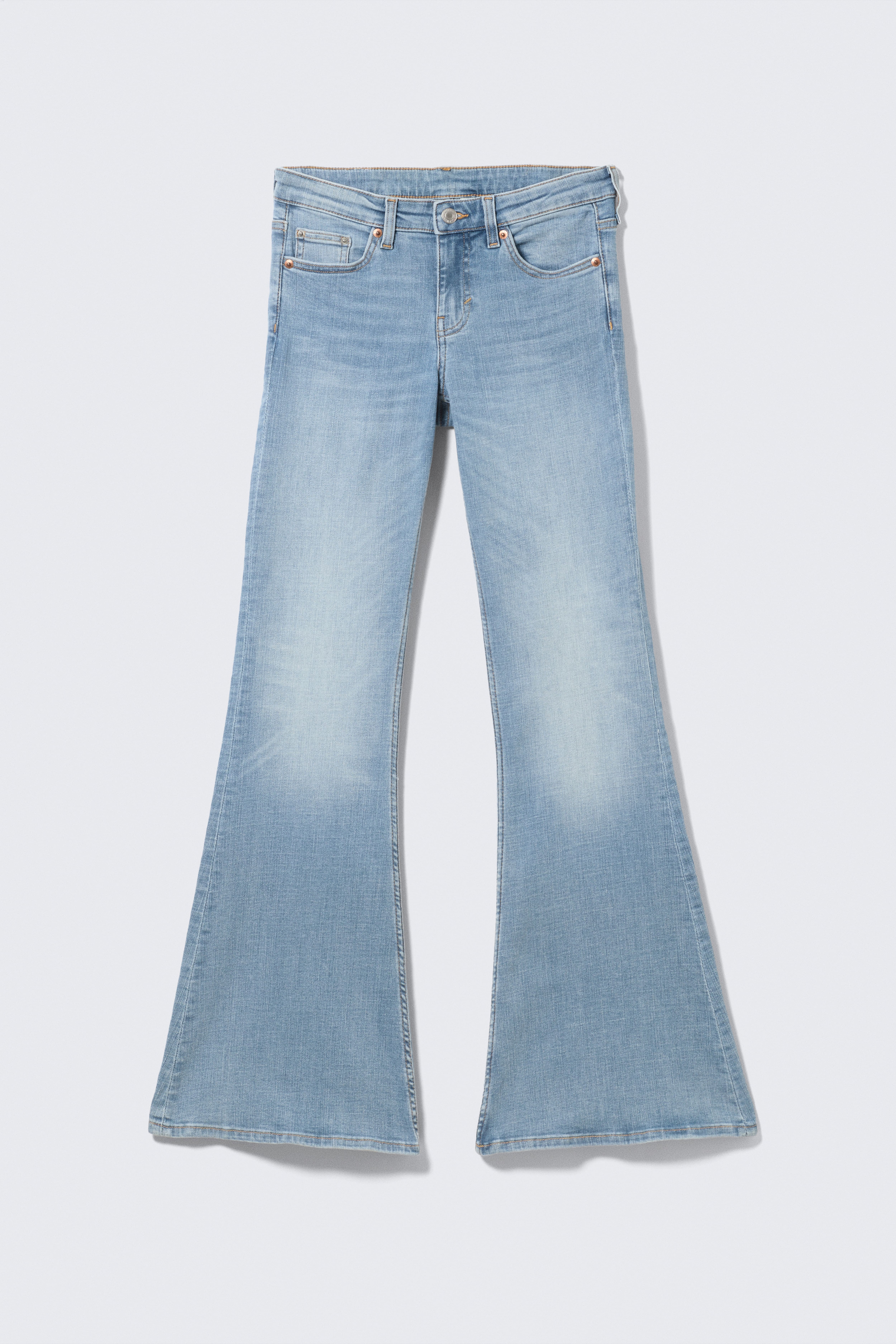 Katsumi Low Rise Slim Flared Leg Jeans - Snow Blue - Hellblau/Phantom Black - Schwarz/Lake Blue - Mittelblau/Desert Blue - Dunkelblau