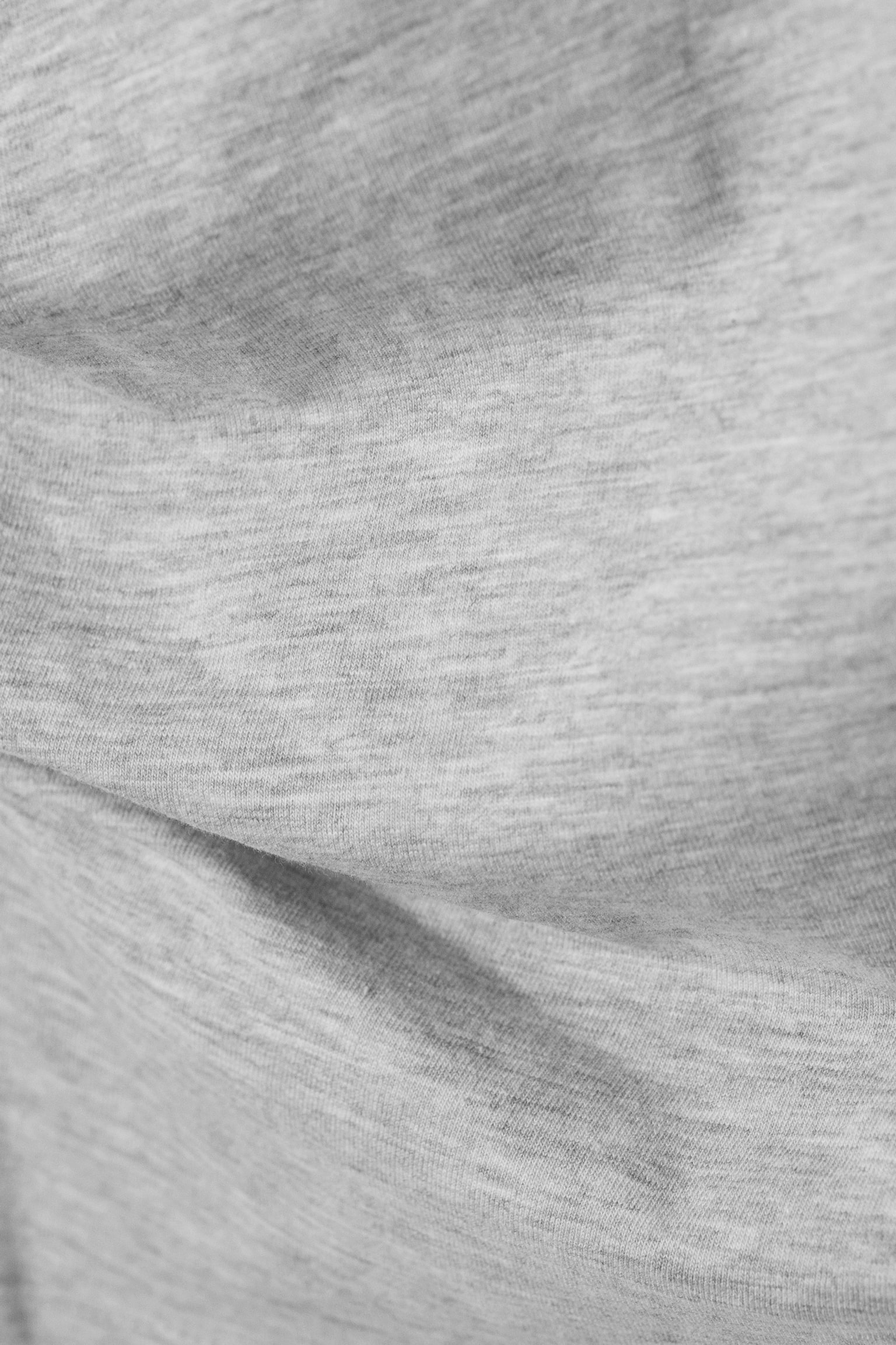 T-SHIRT DRAPPEGGIATA - Grigio mélange/Bianco - 6