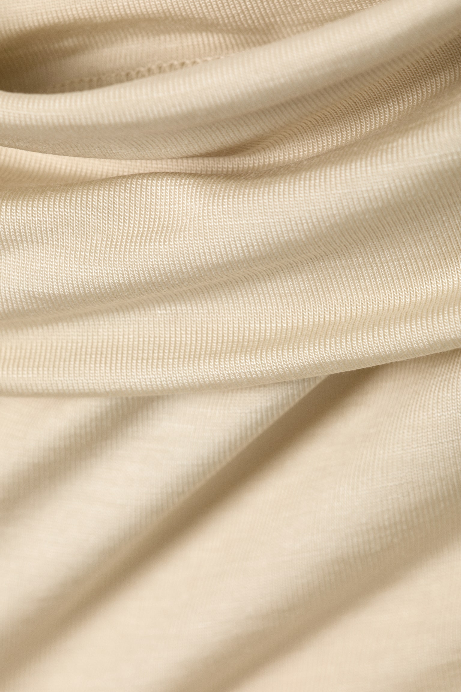 Top senza maniche con collo alto - Beige chiaro/Nero - 3