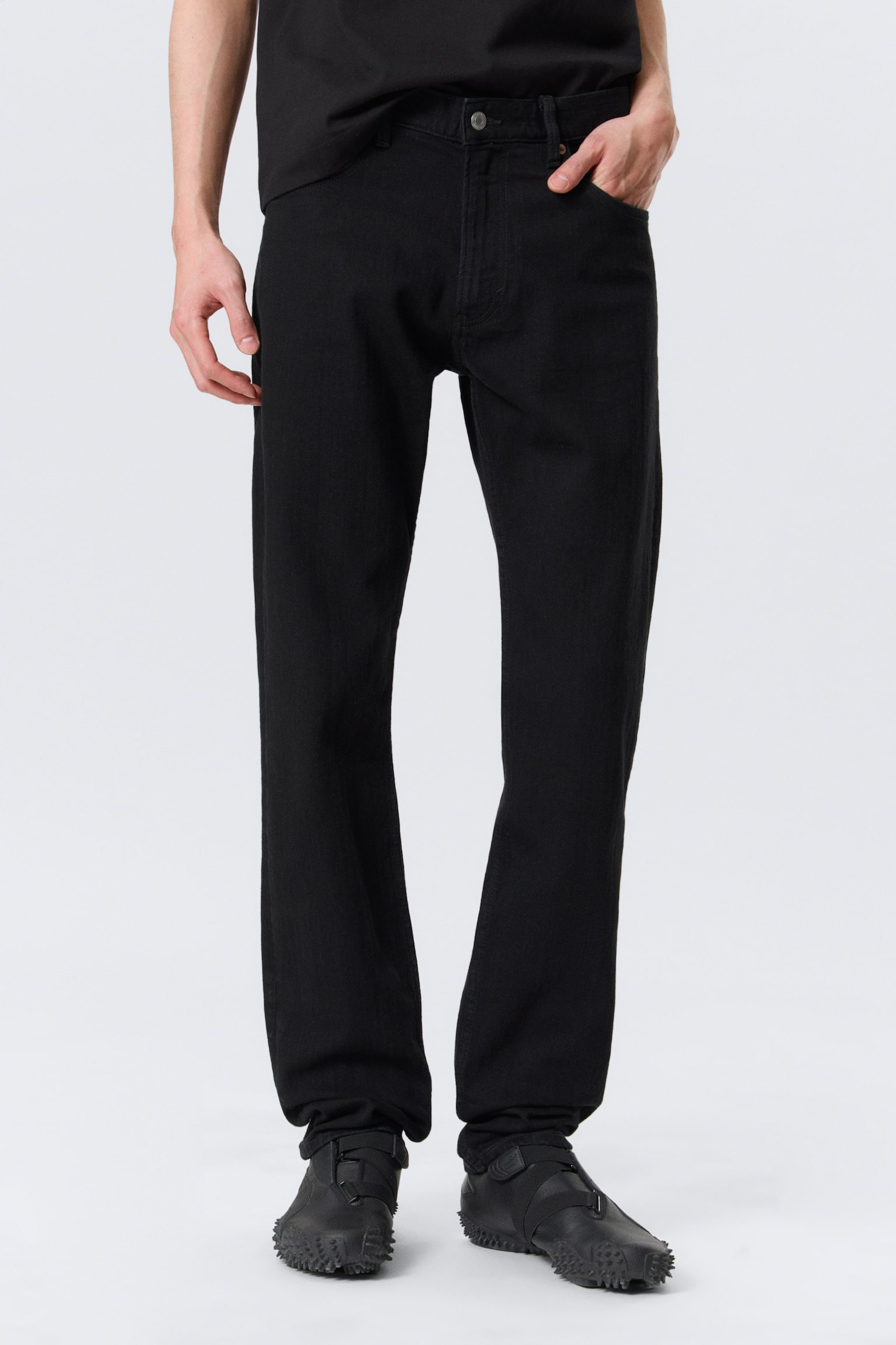 Orion džíny s rovnými nohavicemi, středně vysokým pasem a úzkým střihem - Černý Rinse - Černá/Deep Sea Blue - tmavě modrá/Modré koně - středně modrá - 7