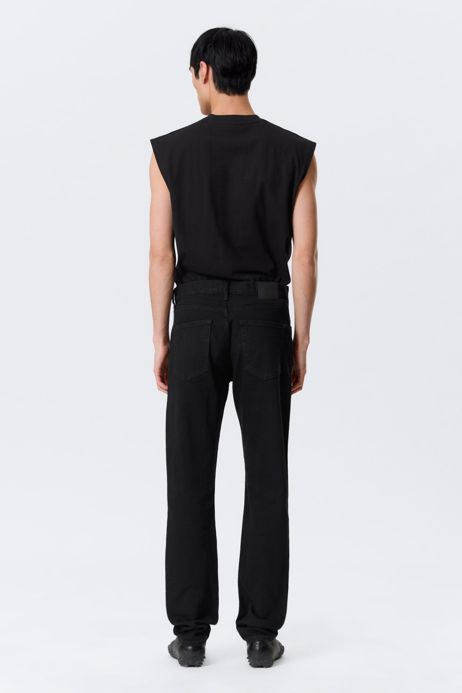 Orion džíny s rovnými nohavicemi, středně vysokým pasem a úzkým střihem - Černý Rinse - Černá/Deep Sea Blue - tmavě modrá/Modré koně - středně modrá - 4