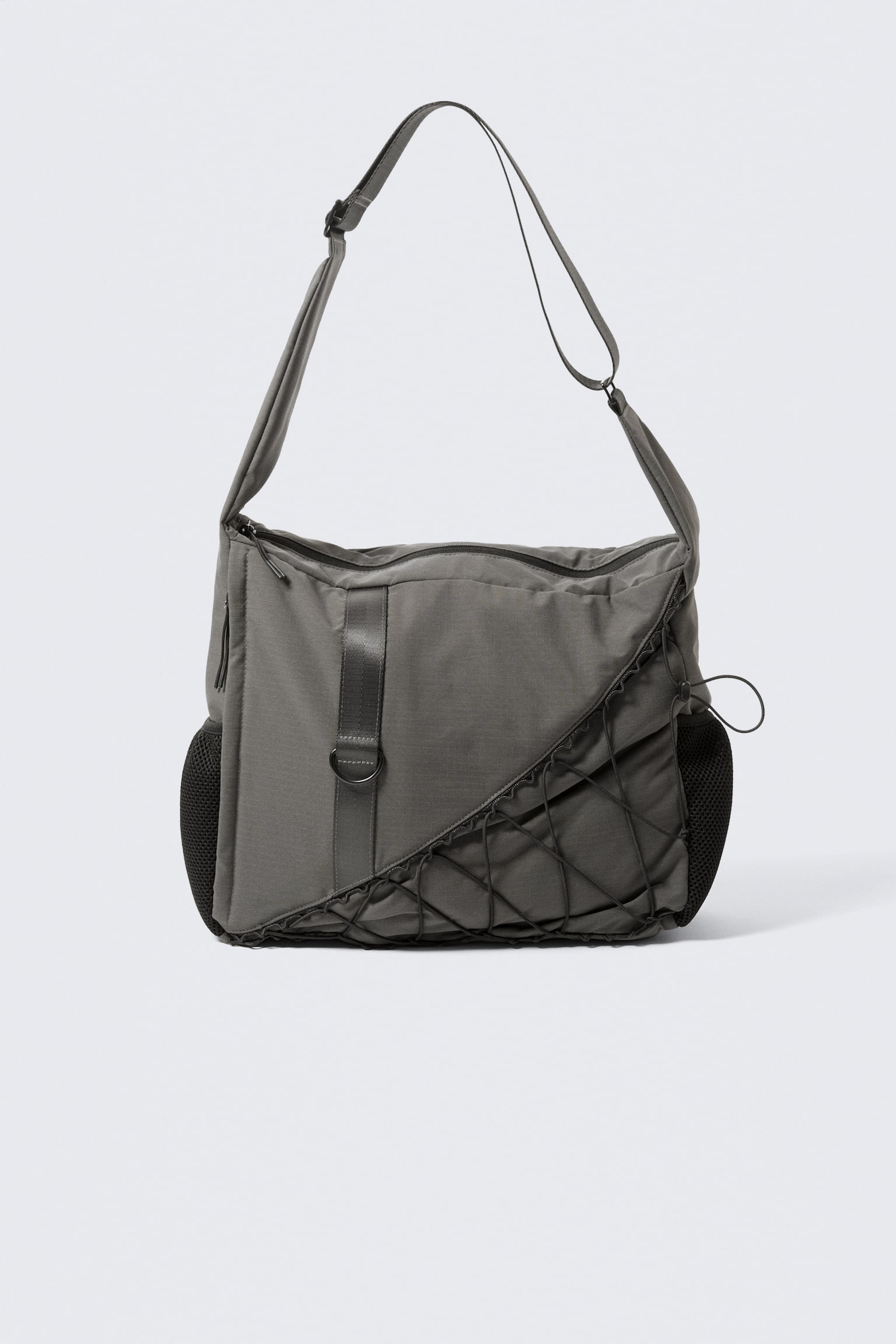 Crossbody-tas - Donkergrijs/Zwart