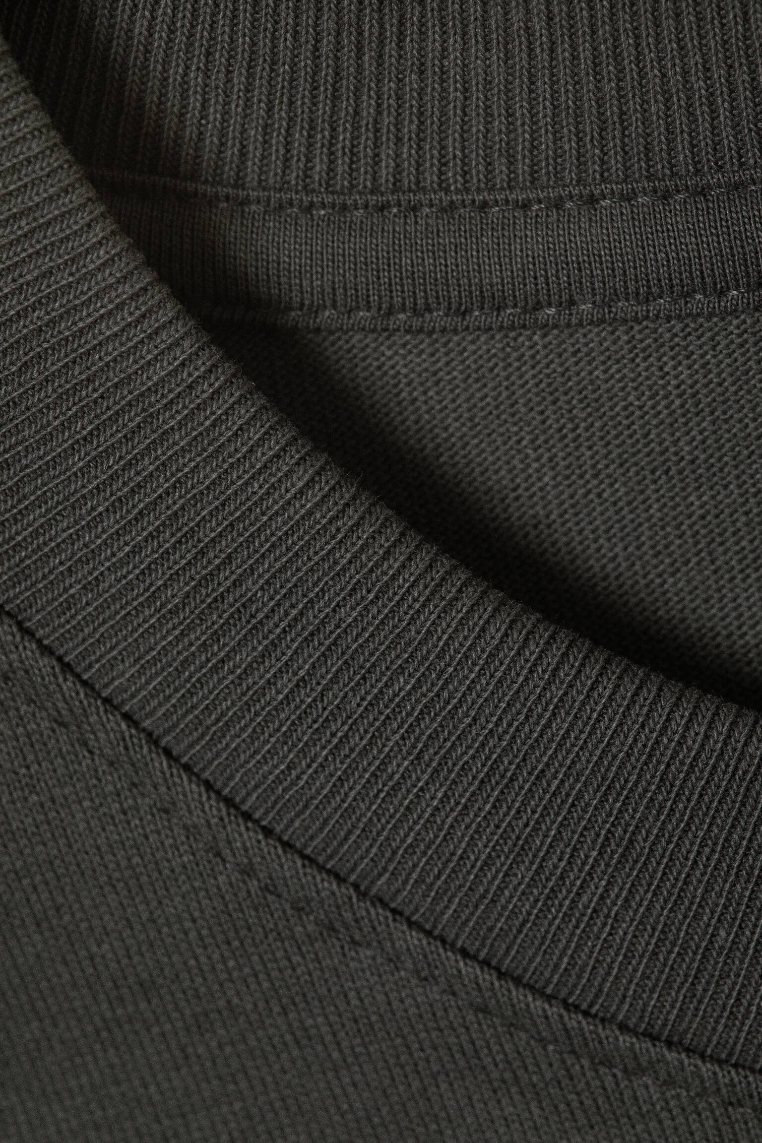 Tricou cu mânecă lungă lejer - Gri închis/Alb/Negru - 3